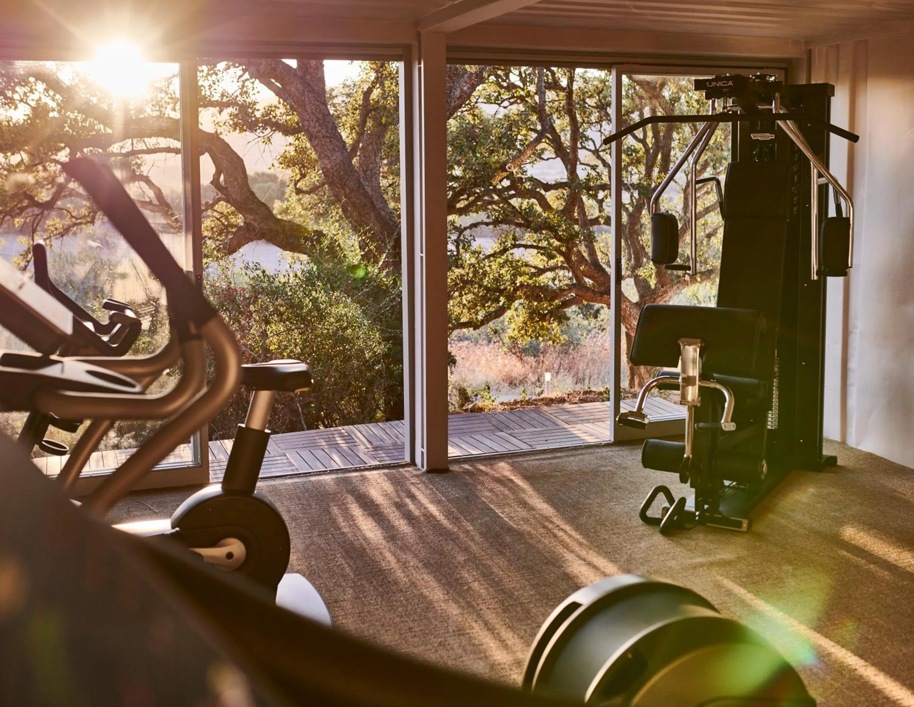 Fitness centre/facilities in Cascioni Eco Retreat