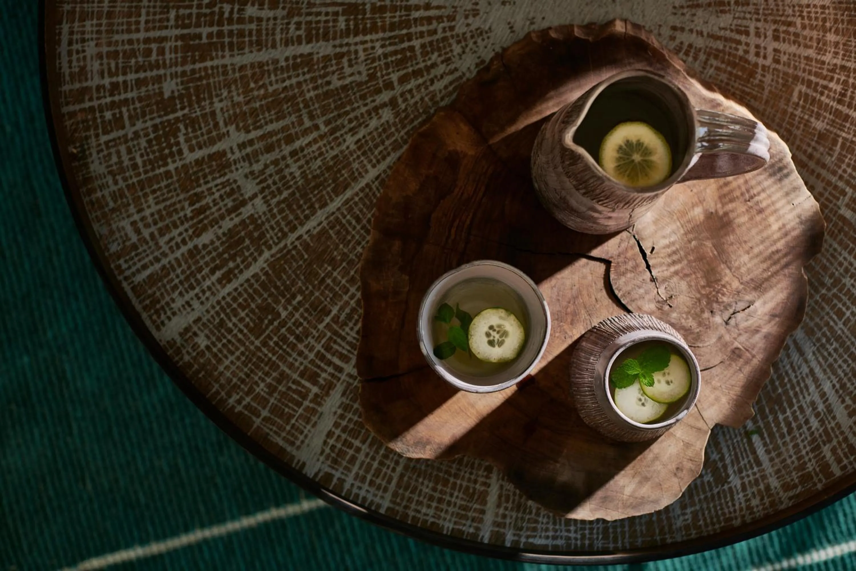 Drinks in Cascioni Eco Retreat