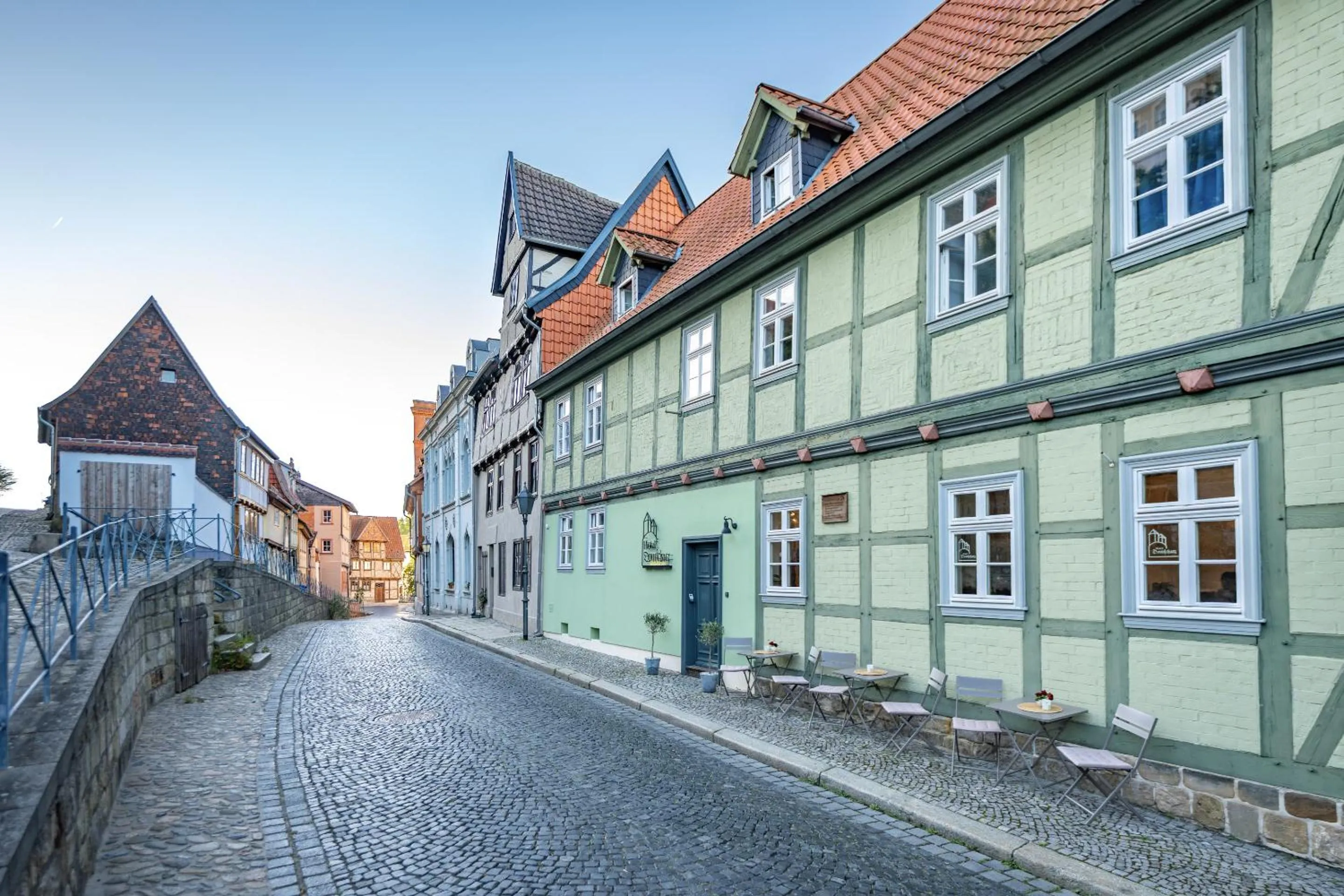 Property building in Hotel Domschatz