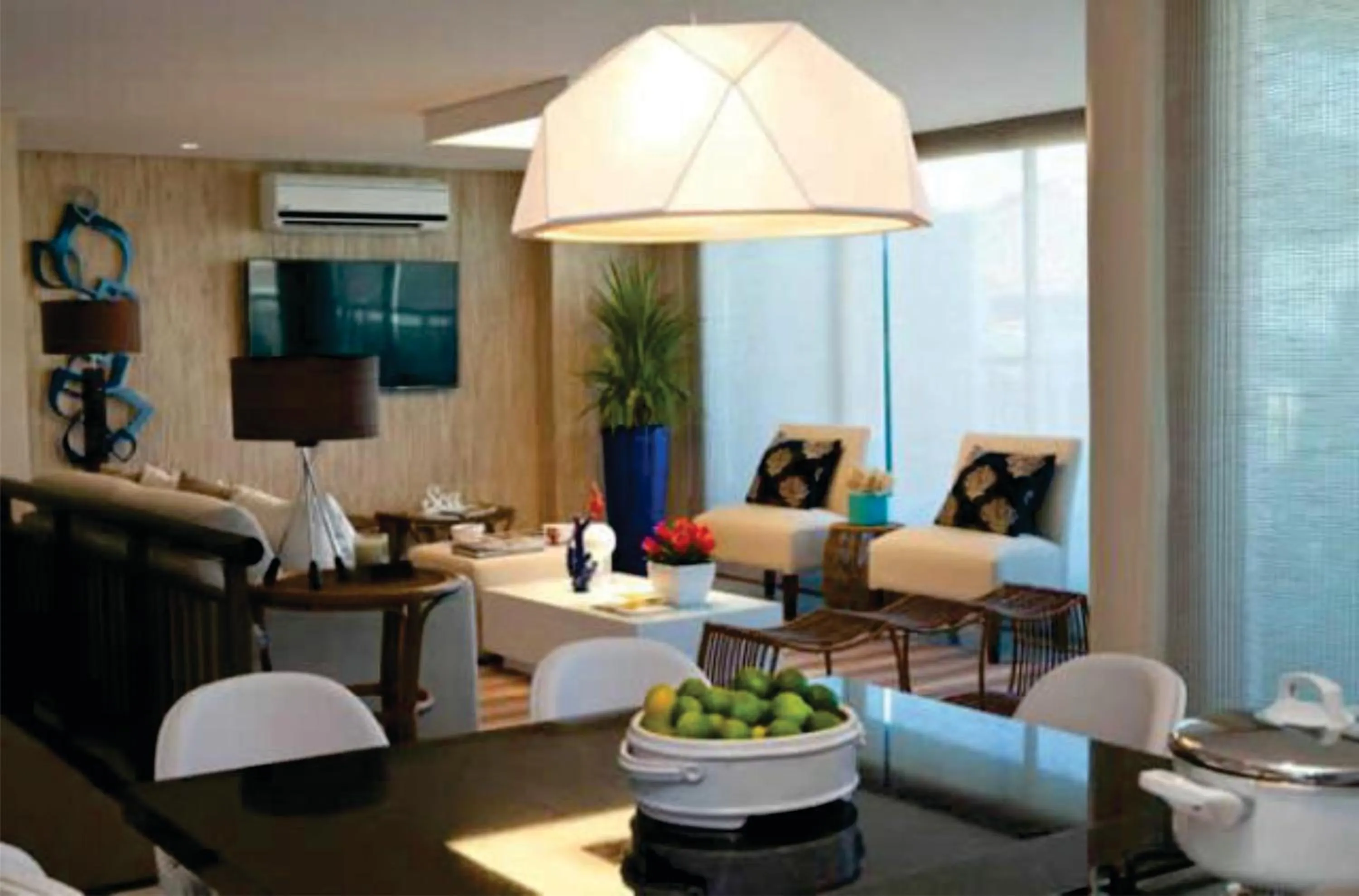 Living room in Manhattan Beach Riviera