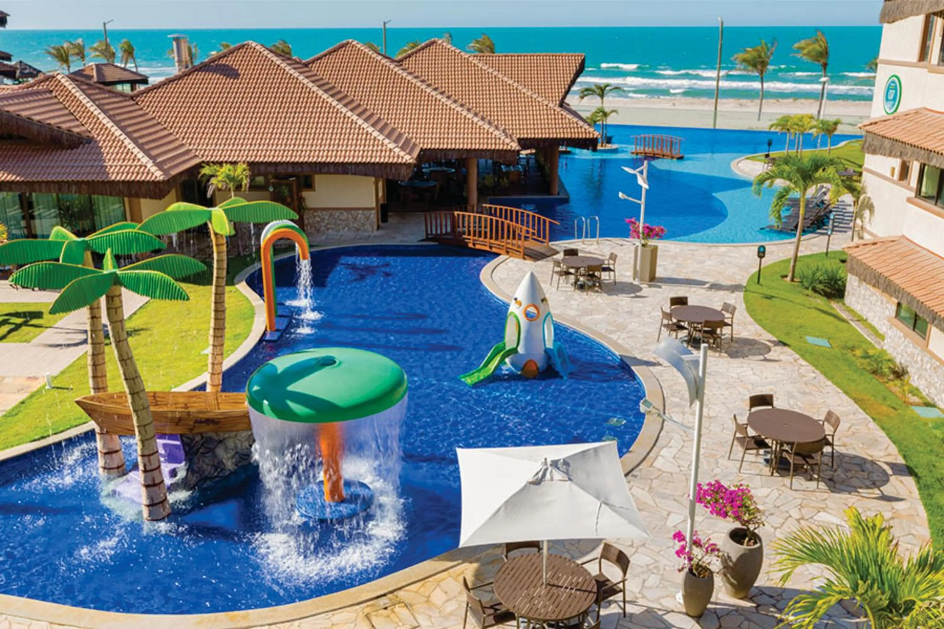 Aqua park in Manhattan Beach Riviera