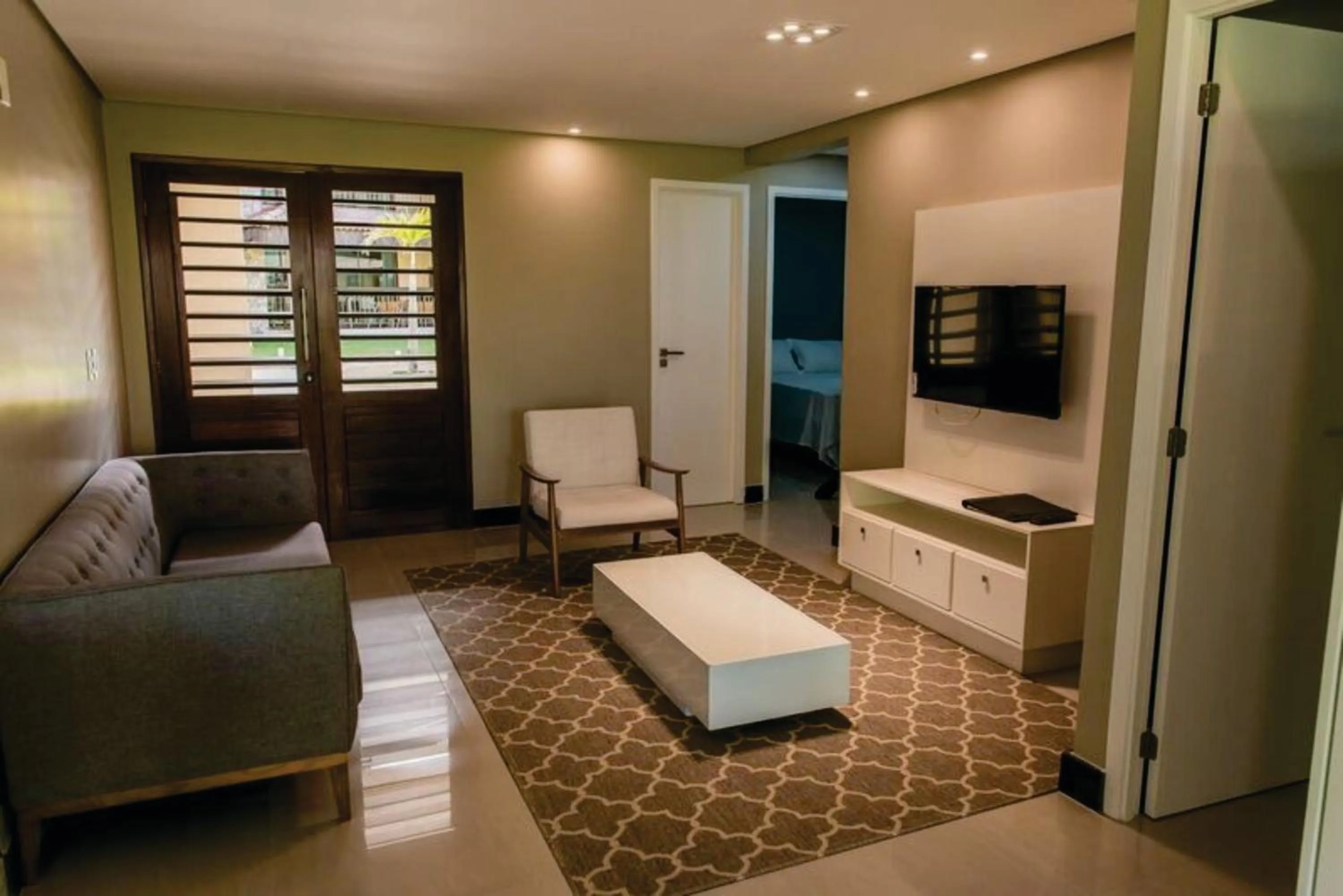 Living room in Manhattan Beach Riviera