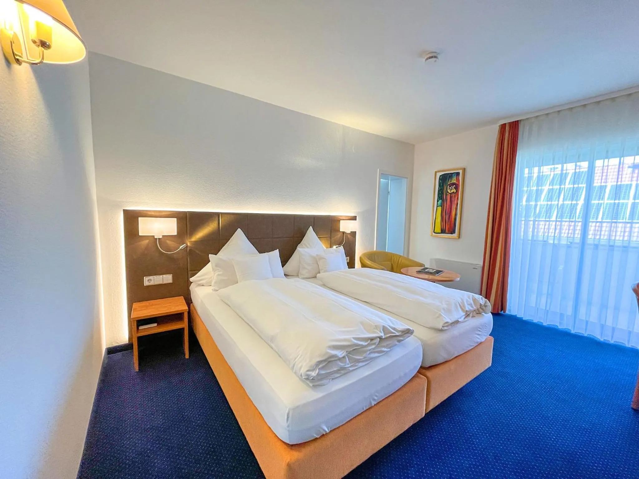 Photo of the whole room, Bed in Atrium Hotel Baden