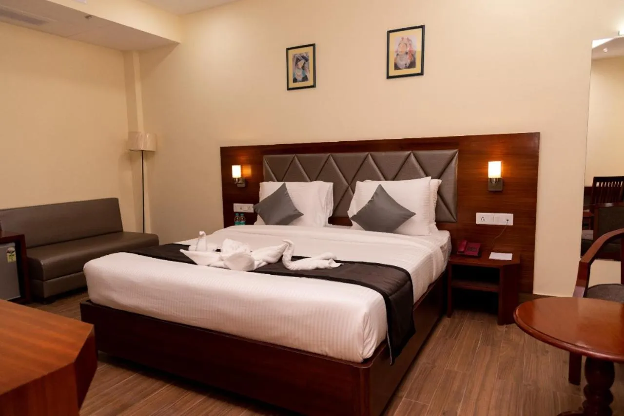 Living room, Bed in Hotel Ballerina