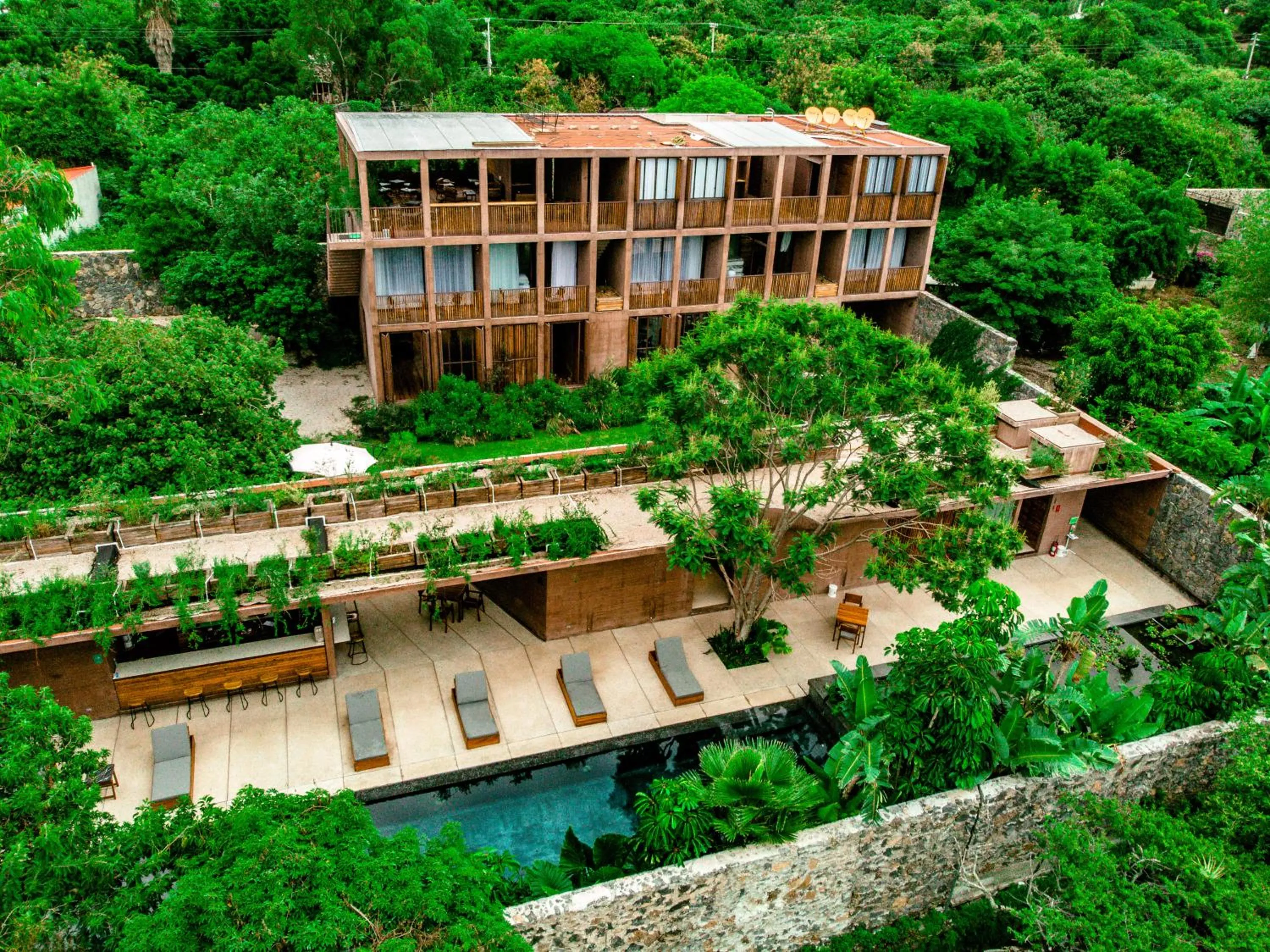 Bird's eye view in Casa de Agua