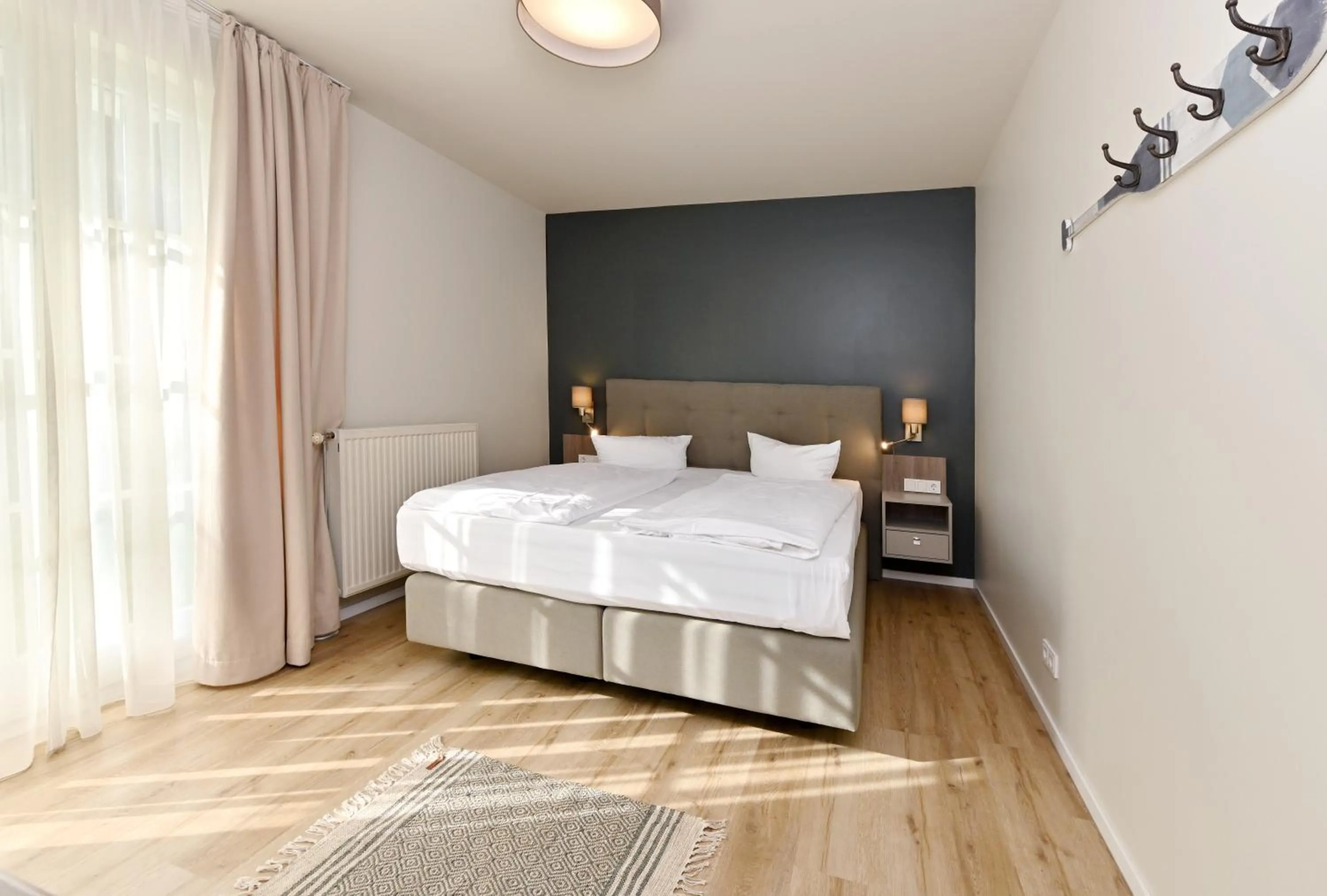 Bed in Hotel- & Ferienanlage Kapitäns-Häuser Breege