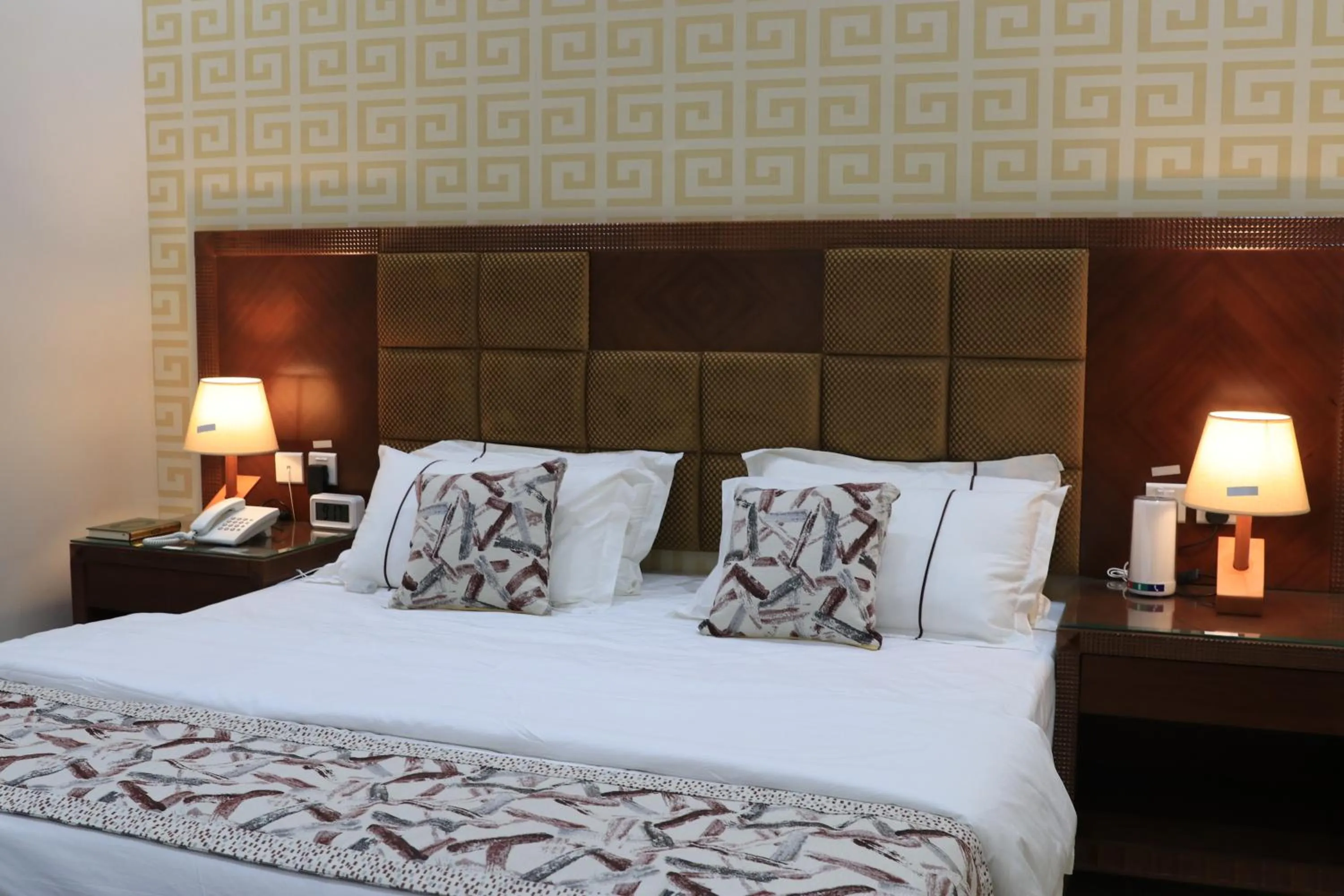 Bed in فندق درة الرؤية