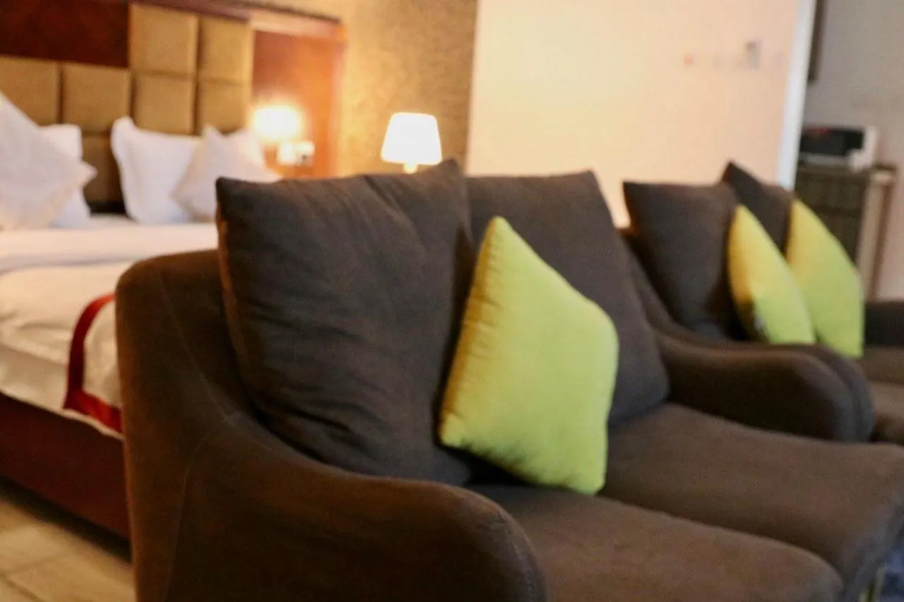 Bed in فندق درة الرؤية