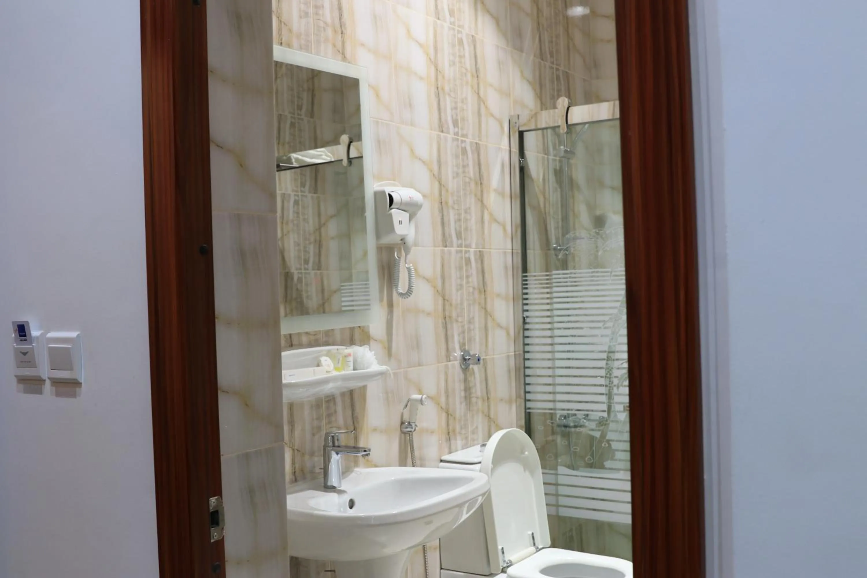 Bathroom in فندق درة الرؤية