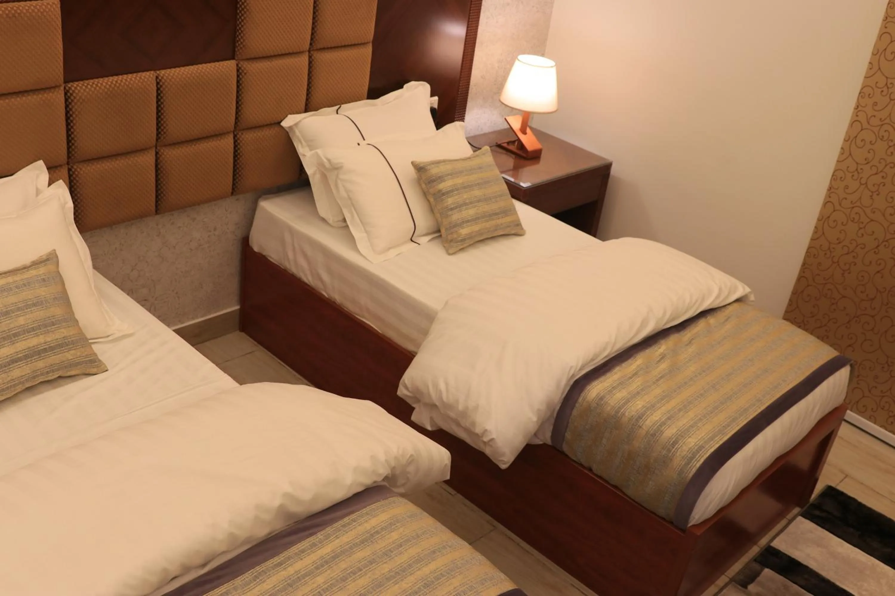 Bed in فندق درة الرؤية