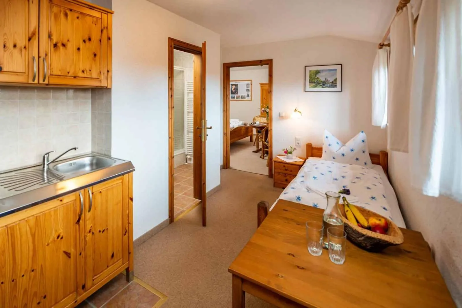 Photo of the whole room, Bed in Landhotel Gut Wildberg mit Sauna