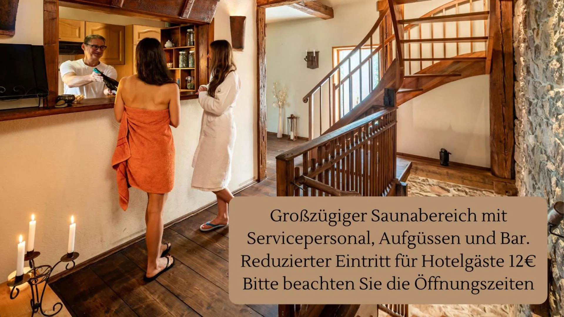 Sauna in Landhotel Gut Wildberg mit Sauna