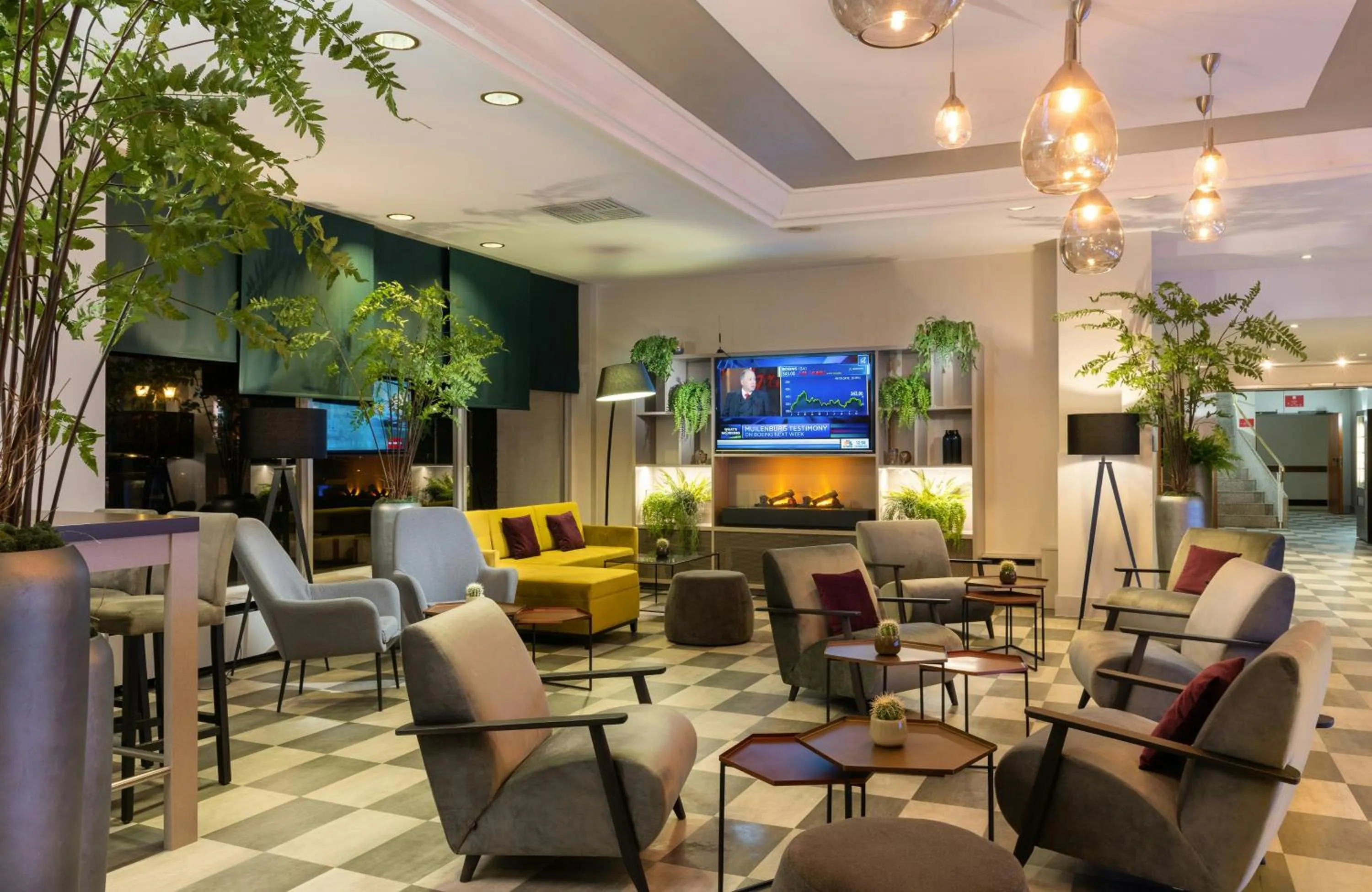 Lobby or reception in Leonardo Hotel Düsseldorf Airport Ratingen