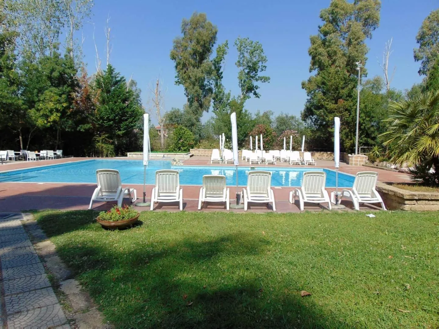 Pool view in Casale Rurale
