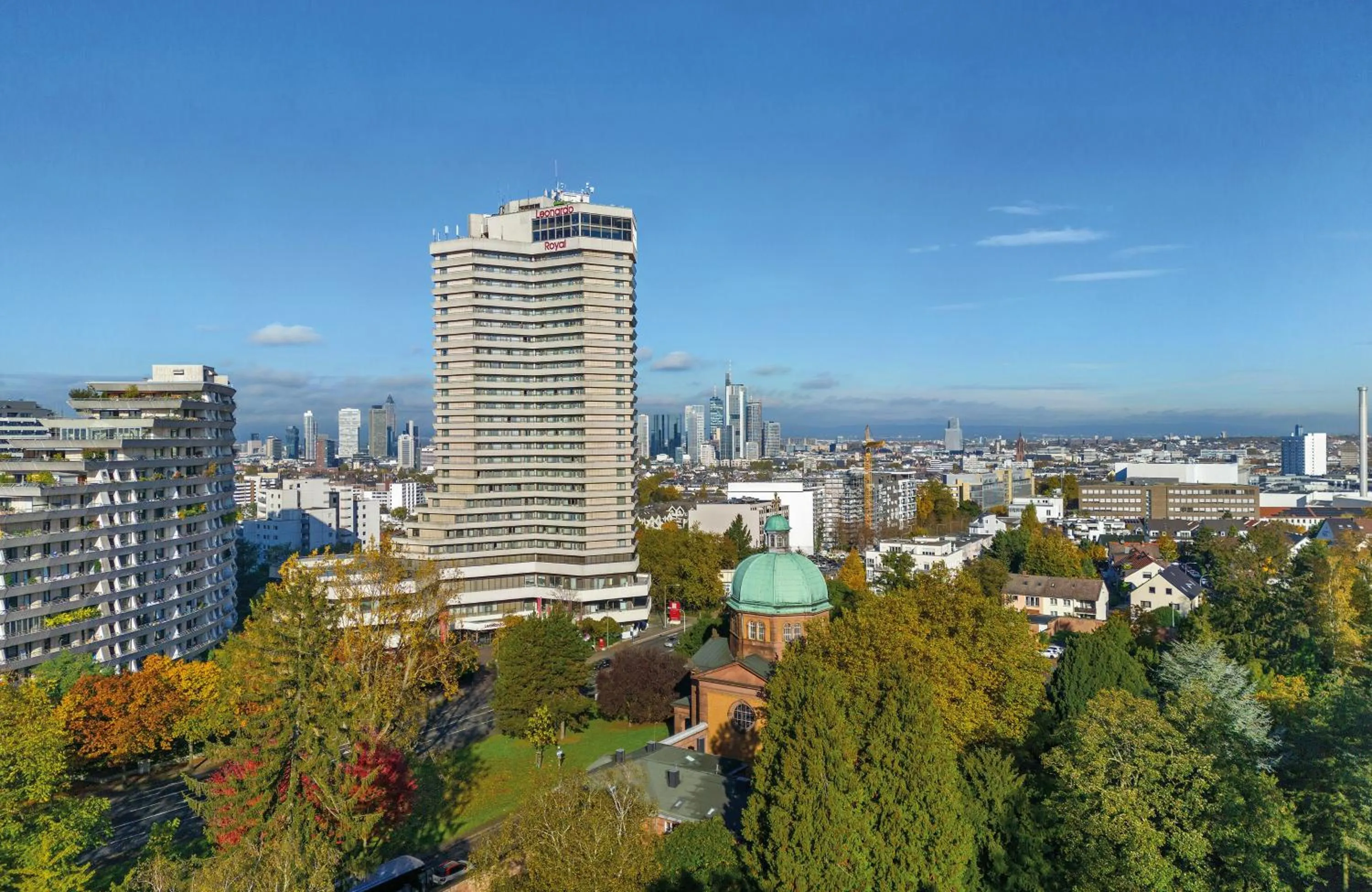 Property building in Leonardo Royal Hotel Frankfurt