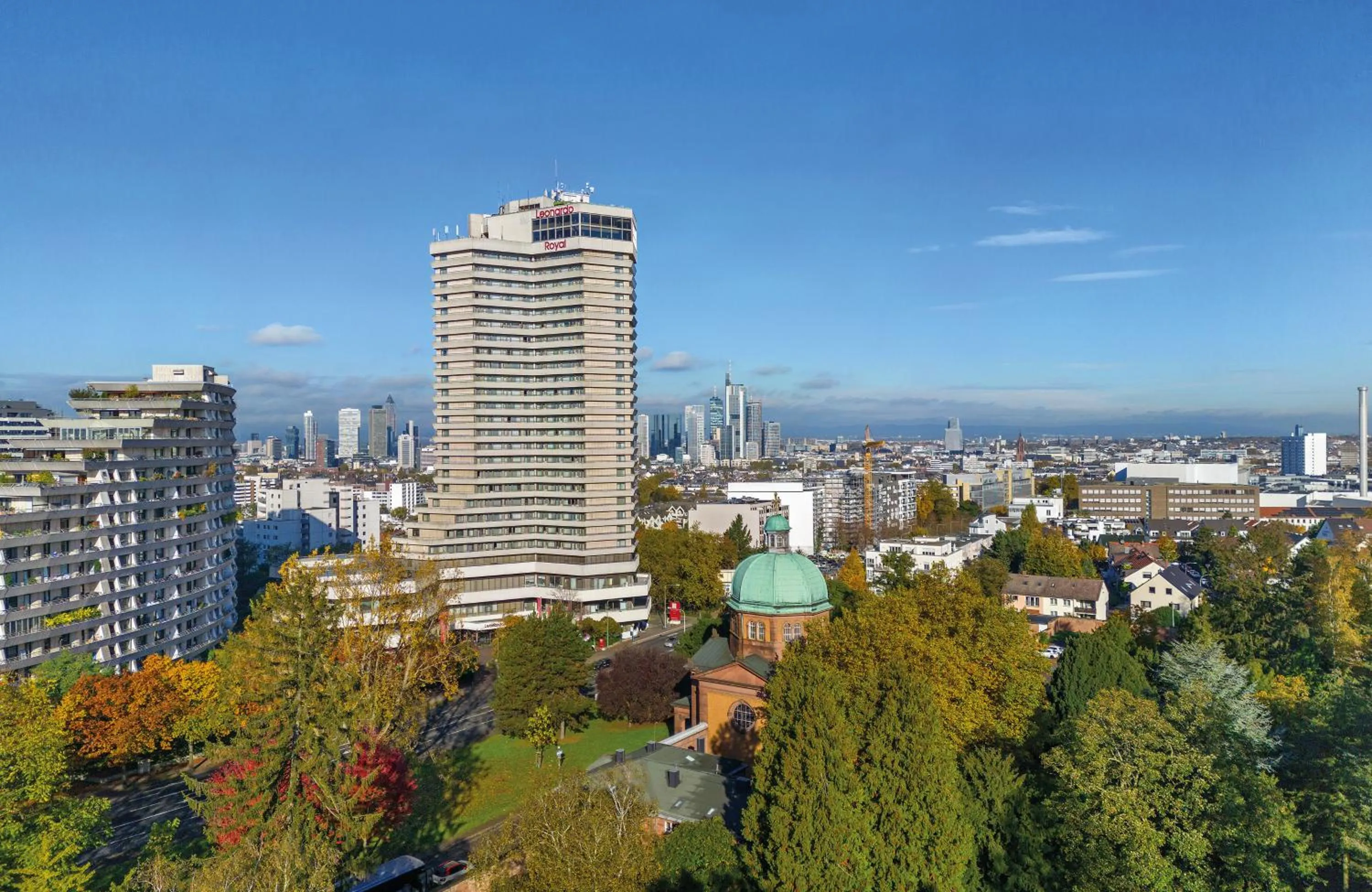 Property building in Leonardo Royal Hotel Frankfurt