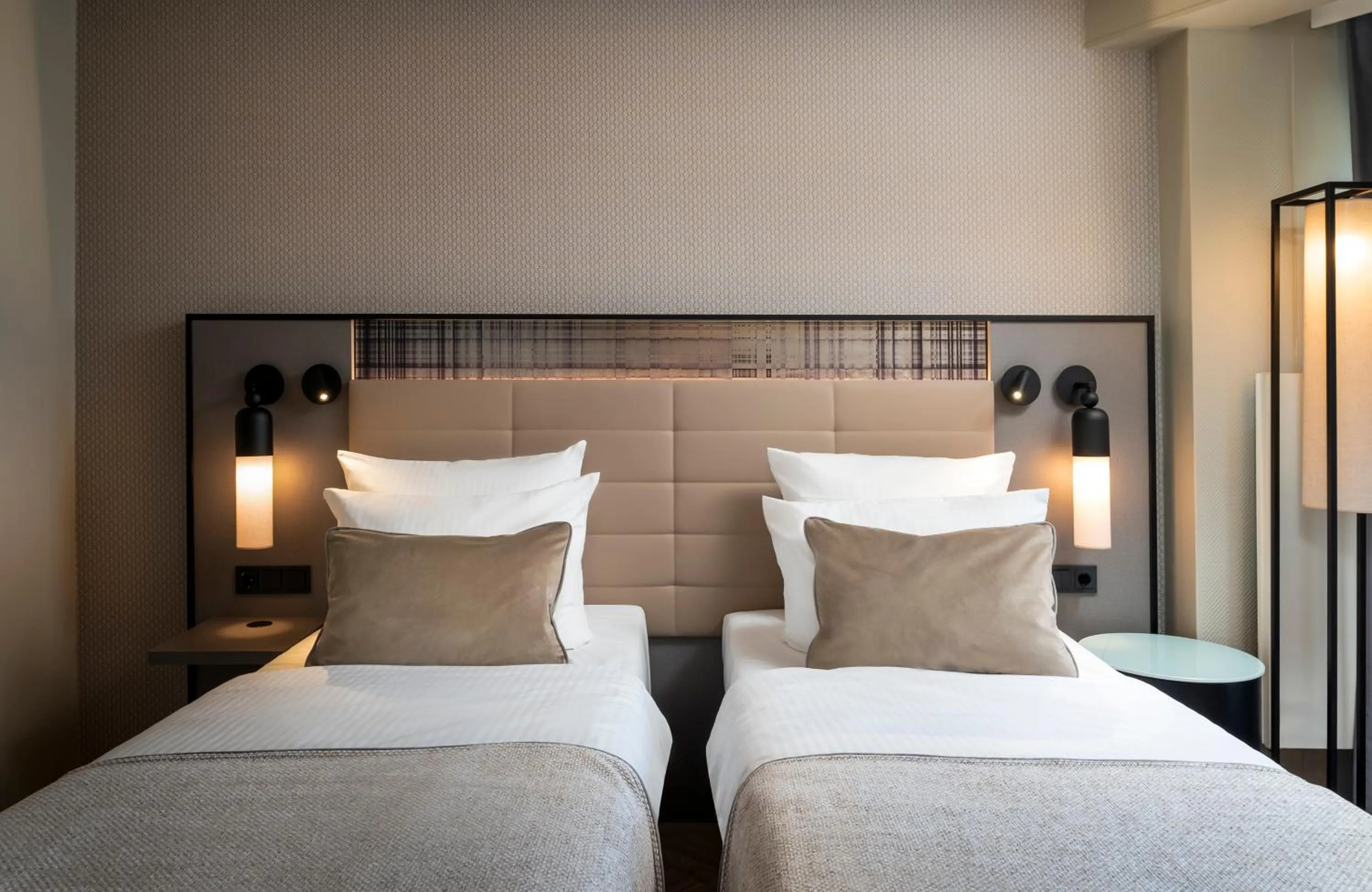 Bed in Leonardo Royal Hotel Frankfurt