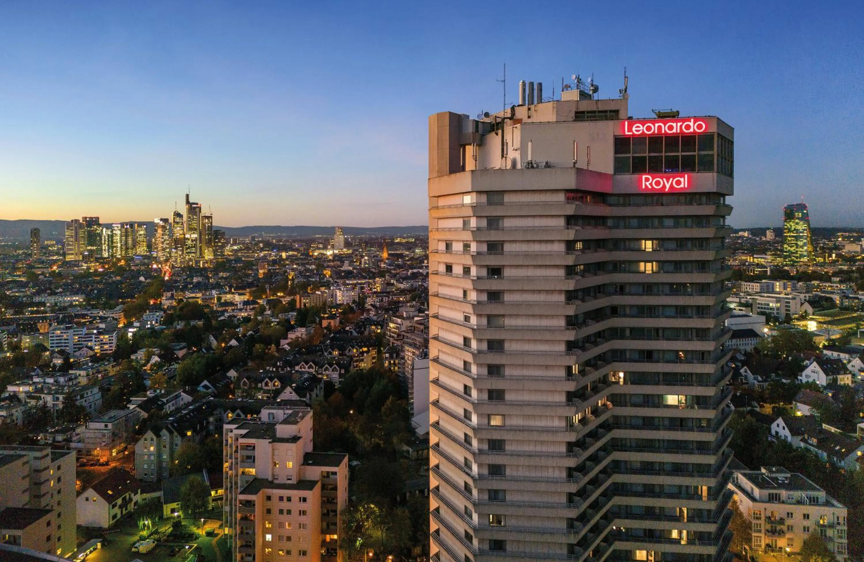Property building in Leonardo Royal Hotel Frankfurt
