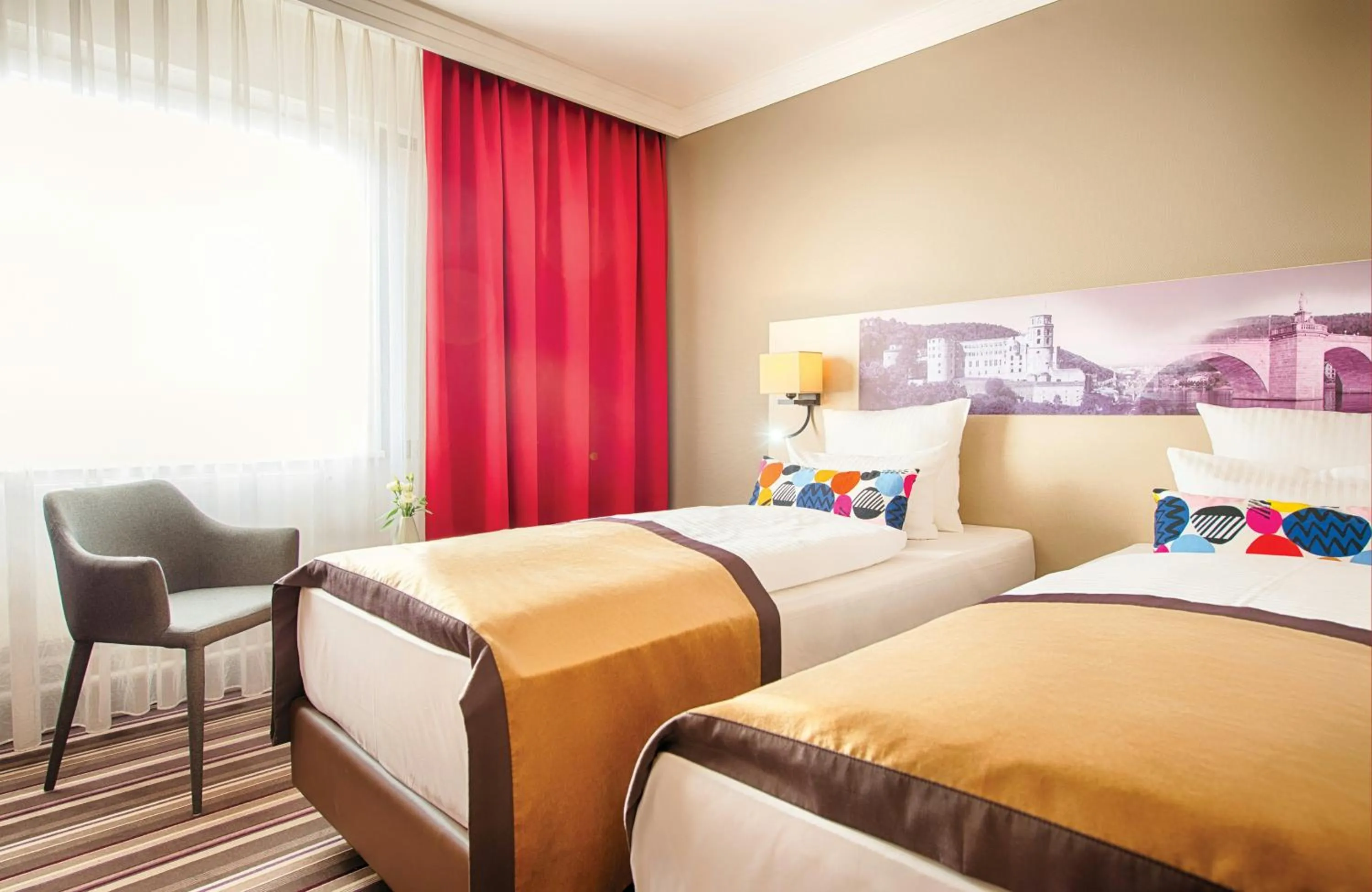 Photo of the whole room, Bed in Leonardo Hotel Heidelberg