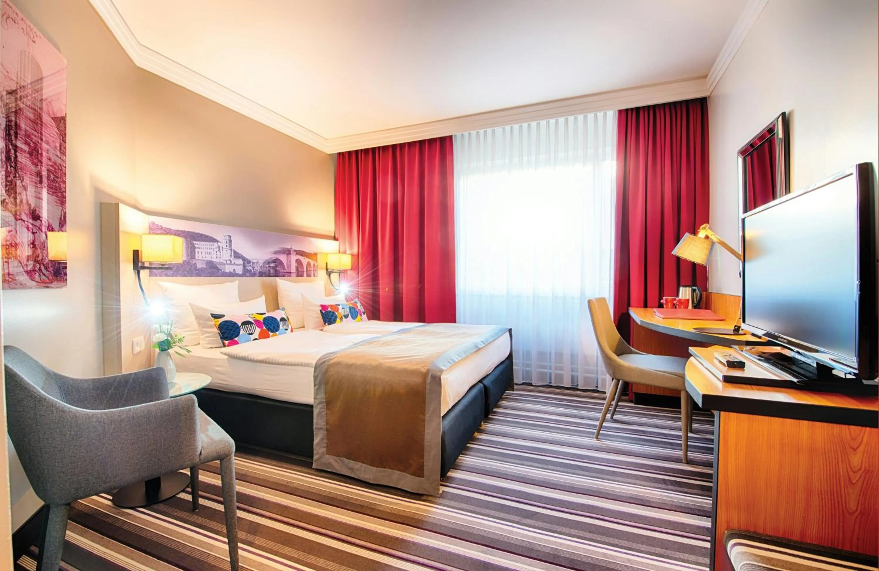 Photo of the whole room, Bed in Leonardo Hotel Heidelberg