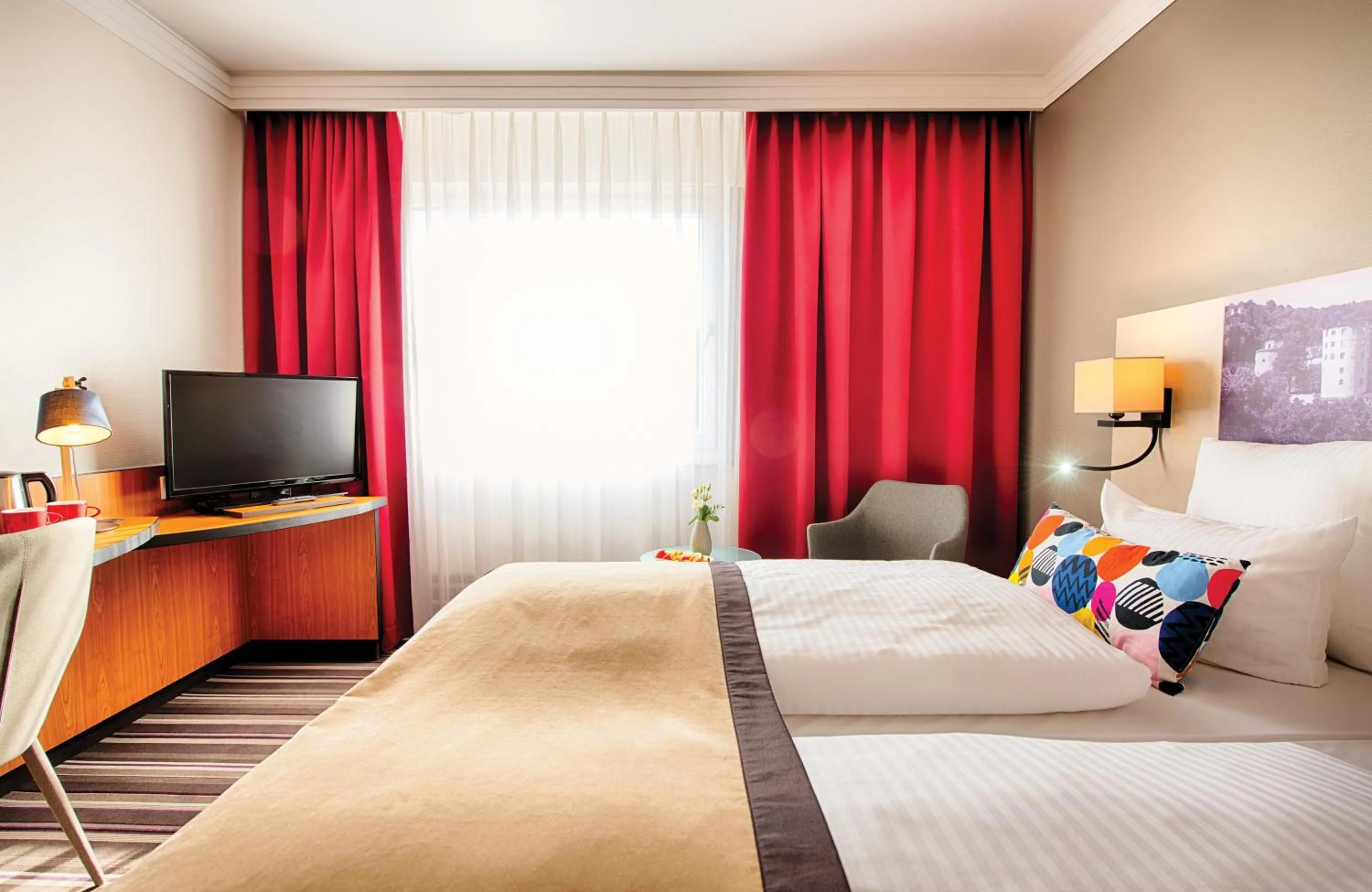 Bedroom, Bed in Leonardo Hotel Heidelberg