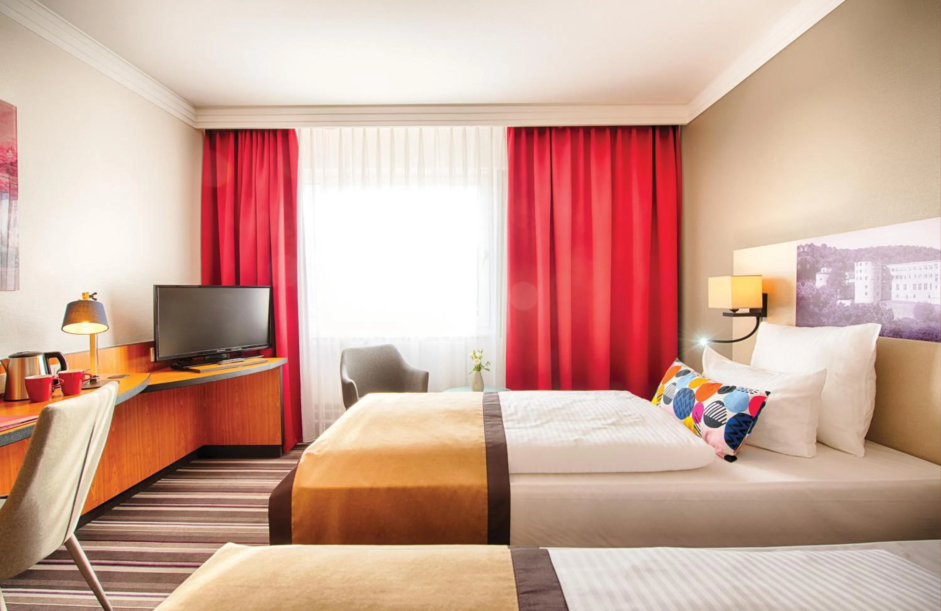 Bedroom, Bed in Leonardo Hotel Heidelberg