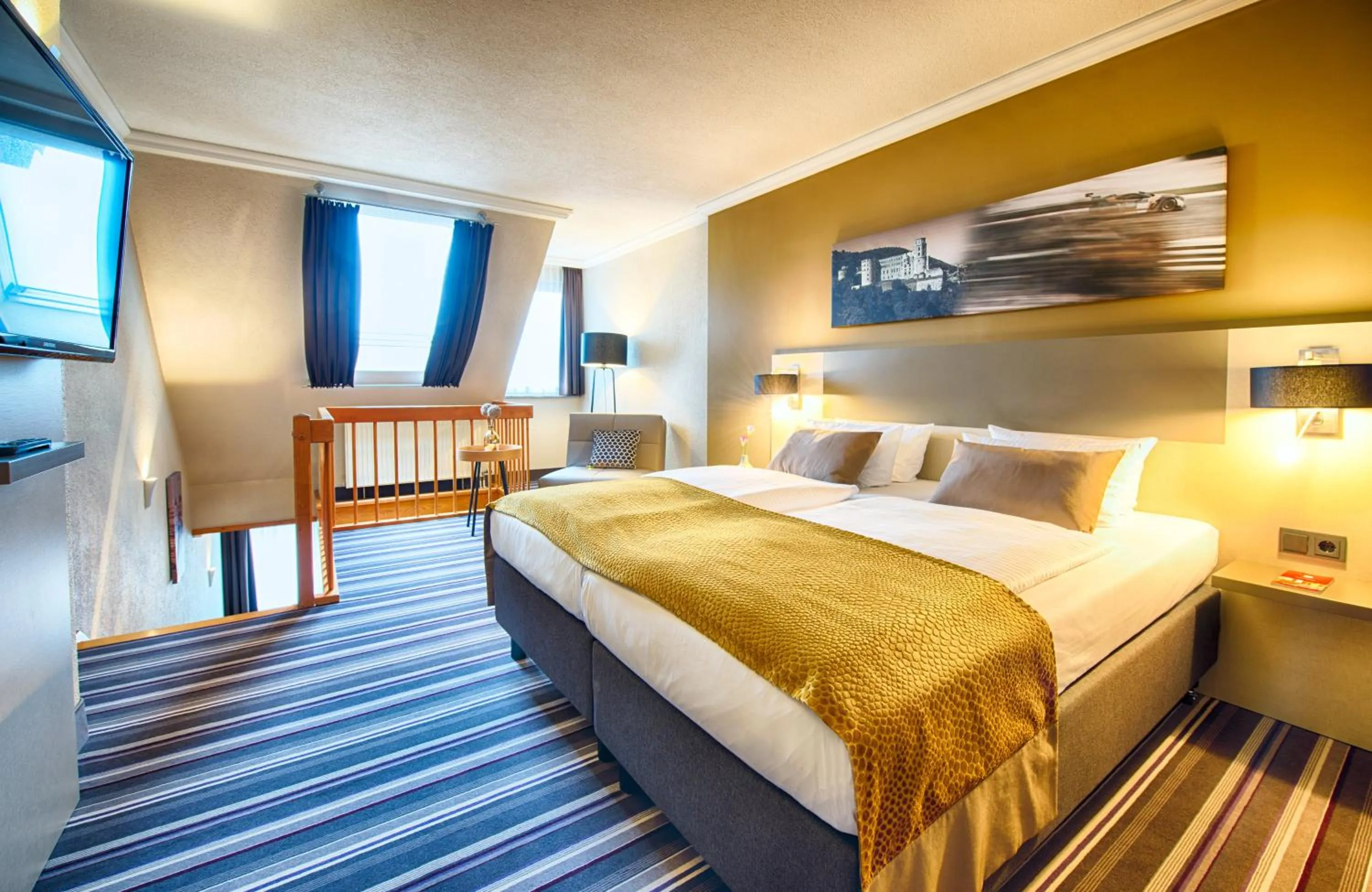 Photo of the whole room, Bed in Leonardo Hotel Heidelberg Walldorf