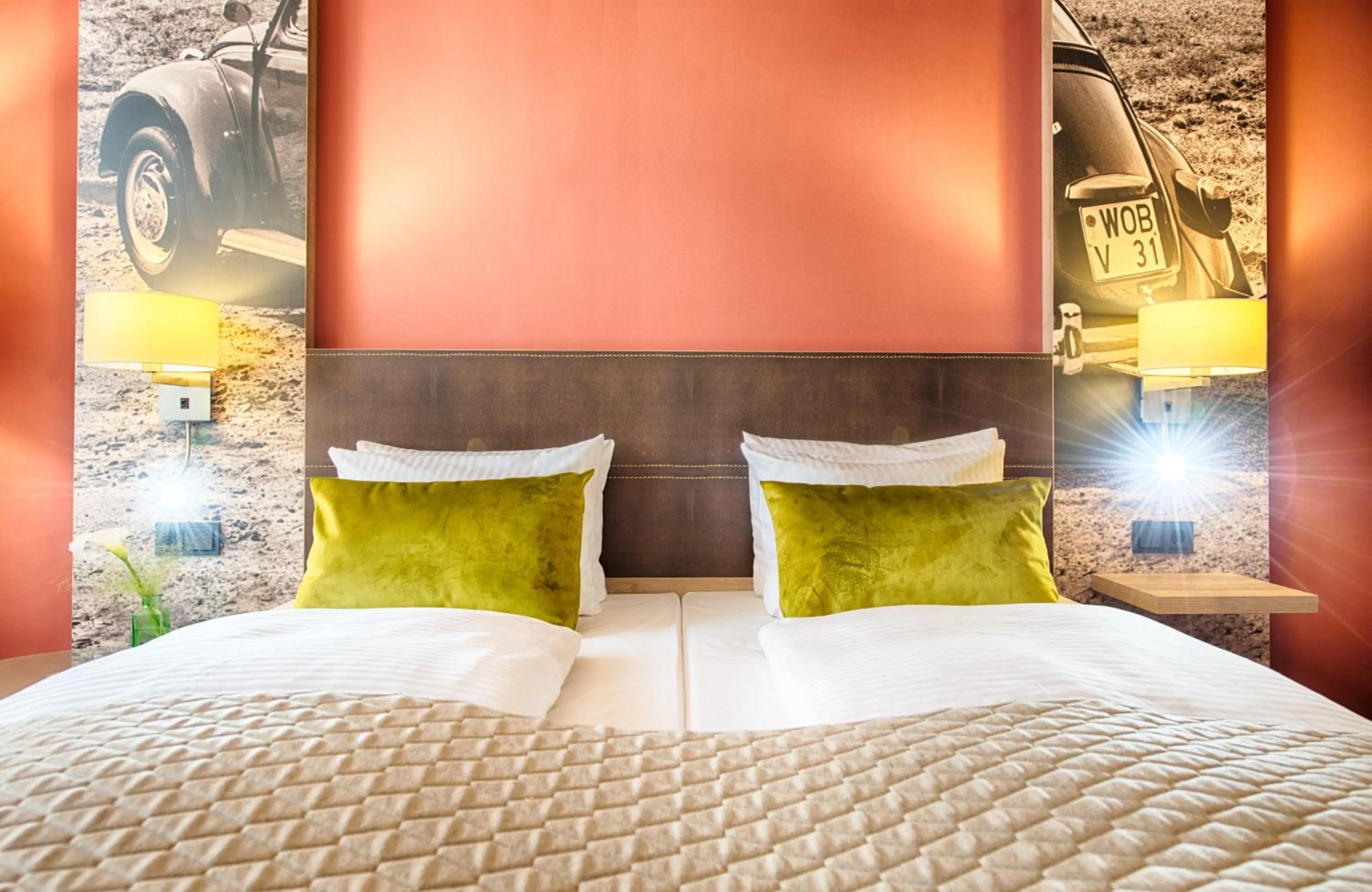 Photo of the whole room, Bed in Leonardo Hotel Wolfsburg City Center