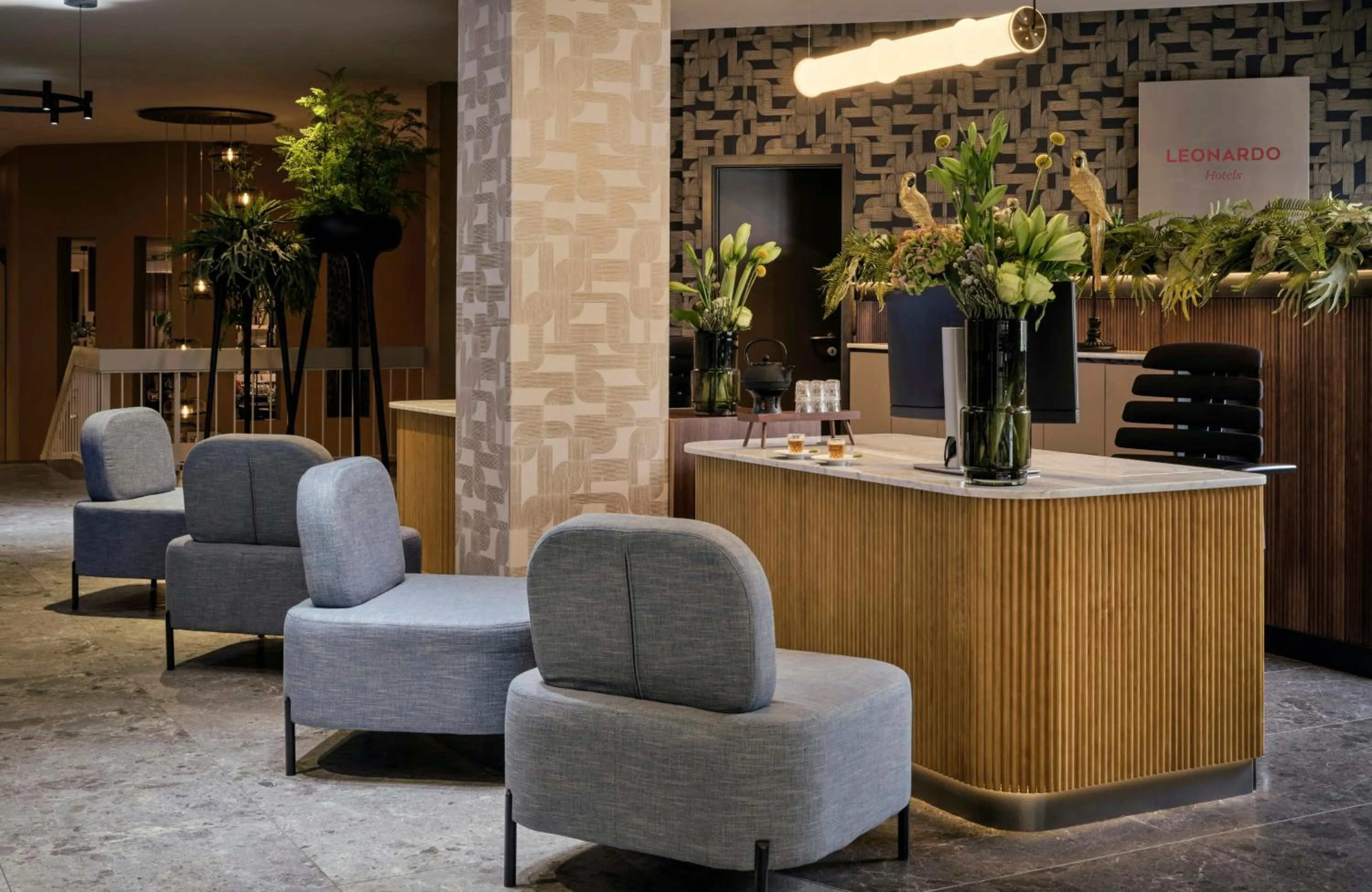 Lobby or reception in Leonardo Royal Hotel Baden- Baden