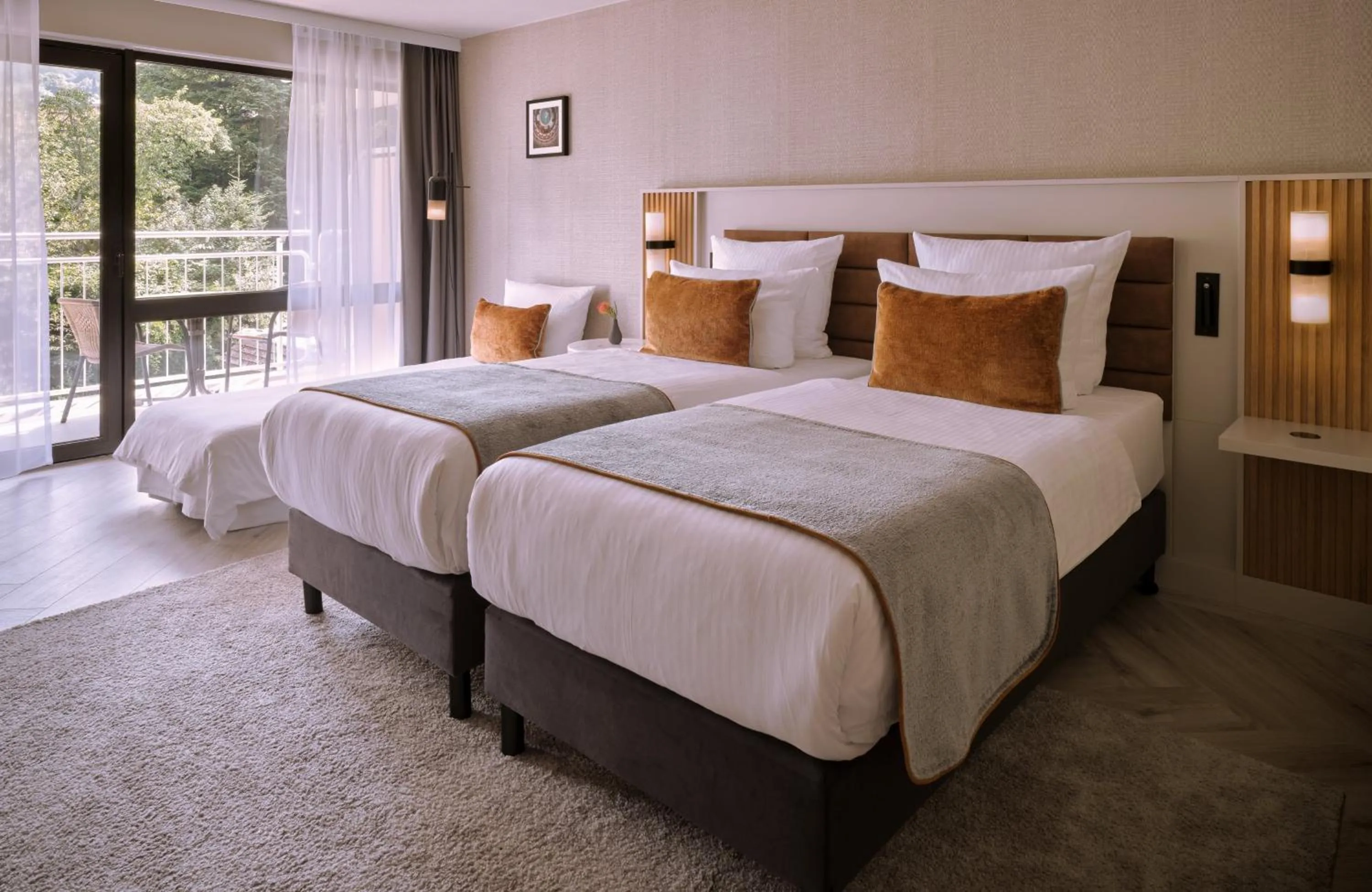 Bedroom, Bed in Leonardo Royal Hotel Baden- Baden