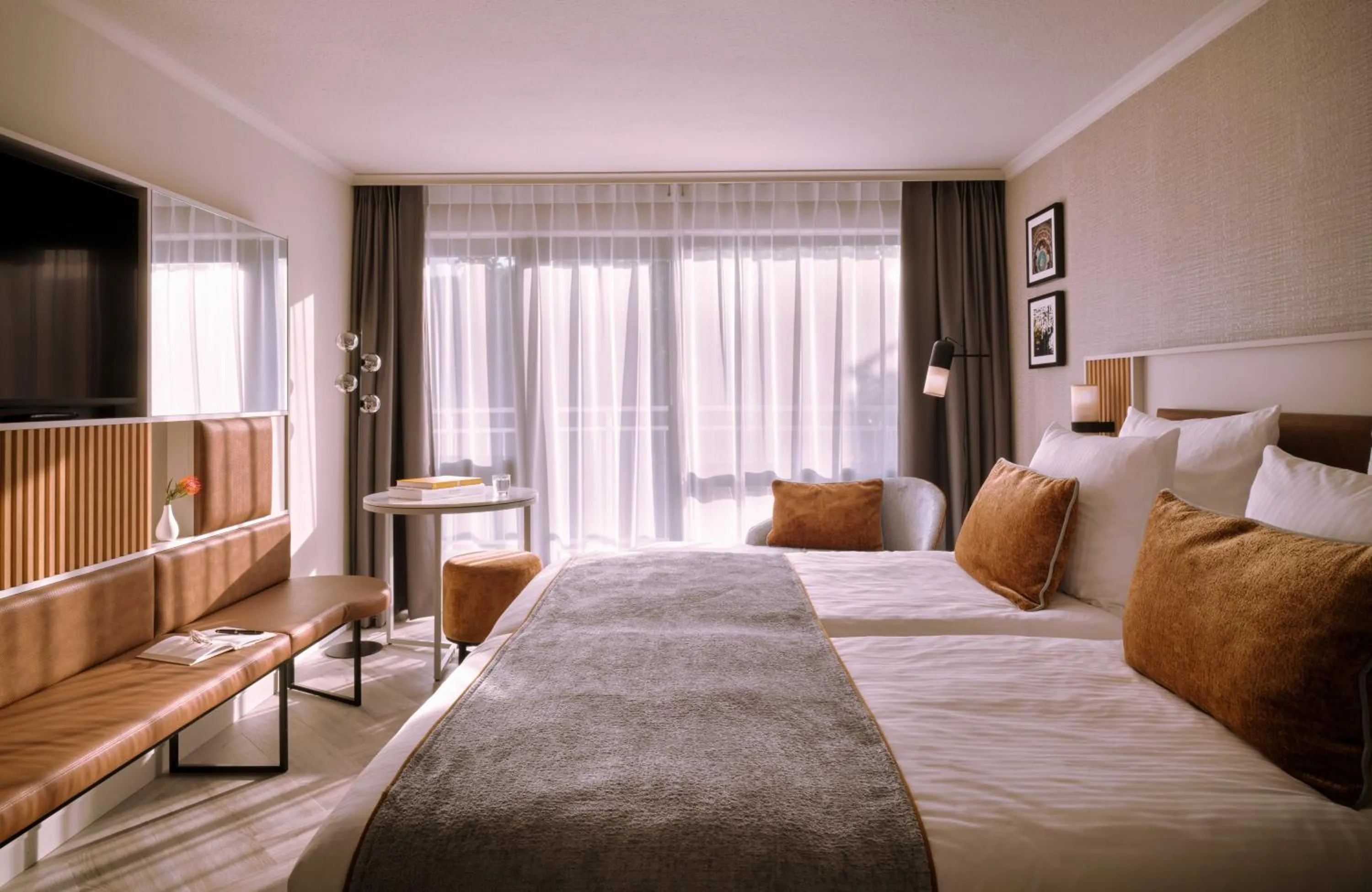 Bedroom, Bed in Leonardo Royal Hotel Baden- Baden