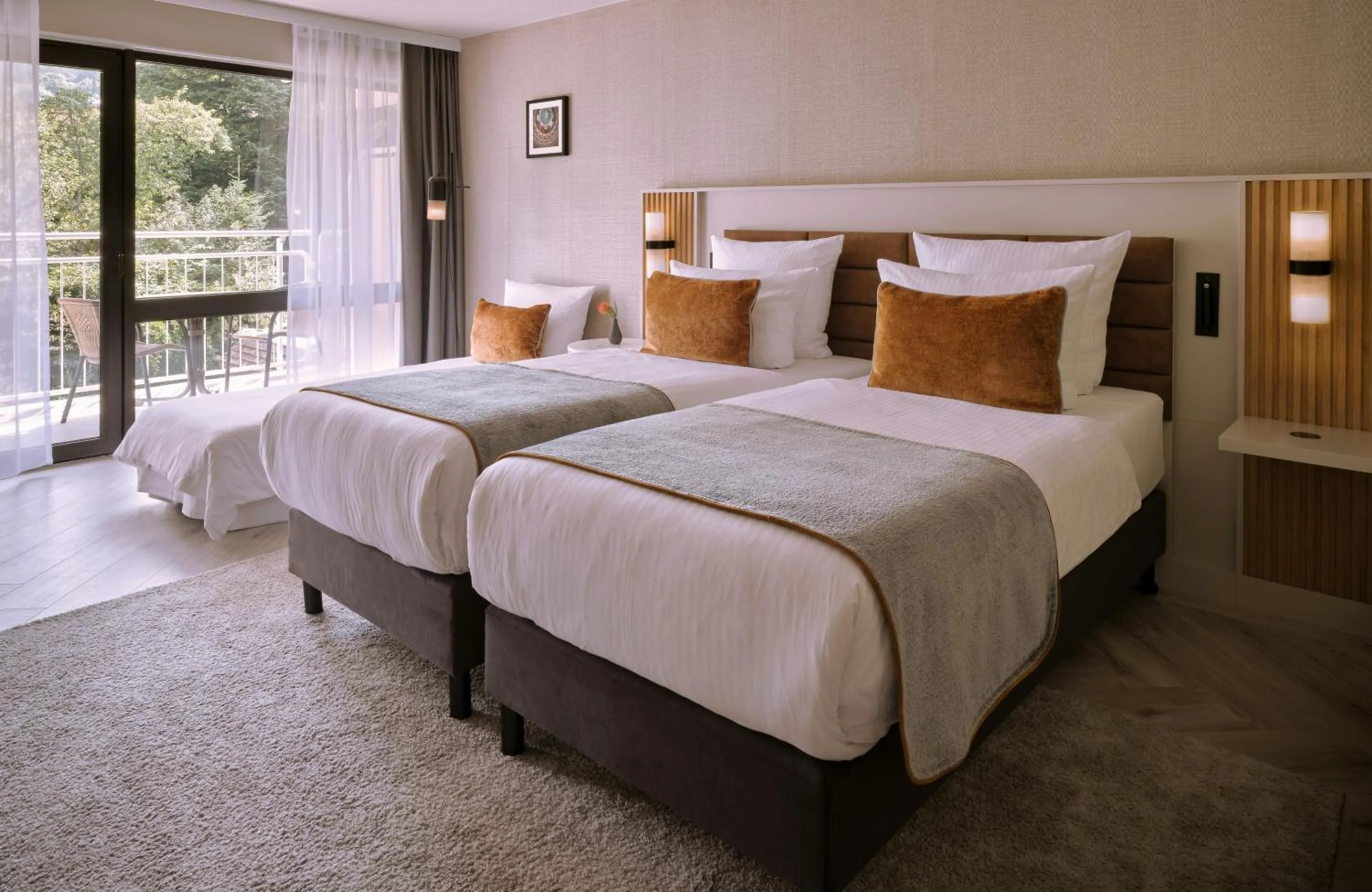 Bedroom, Bed in Leonardo Royal Hotel Baden- Baden