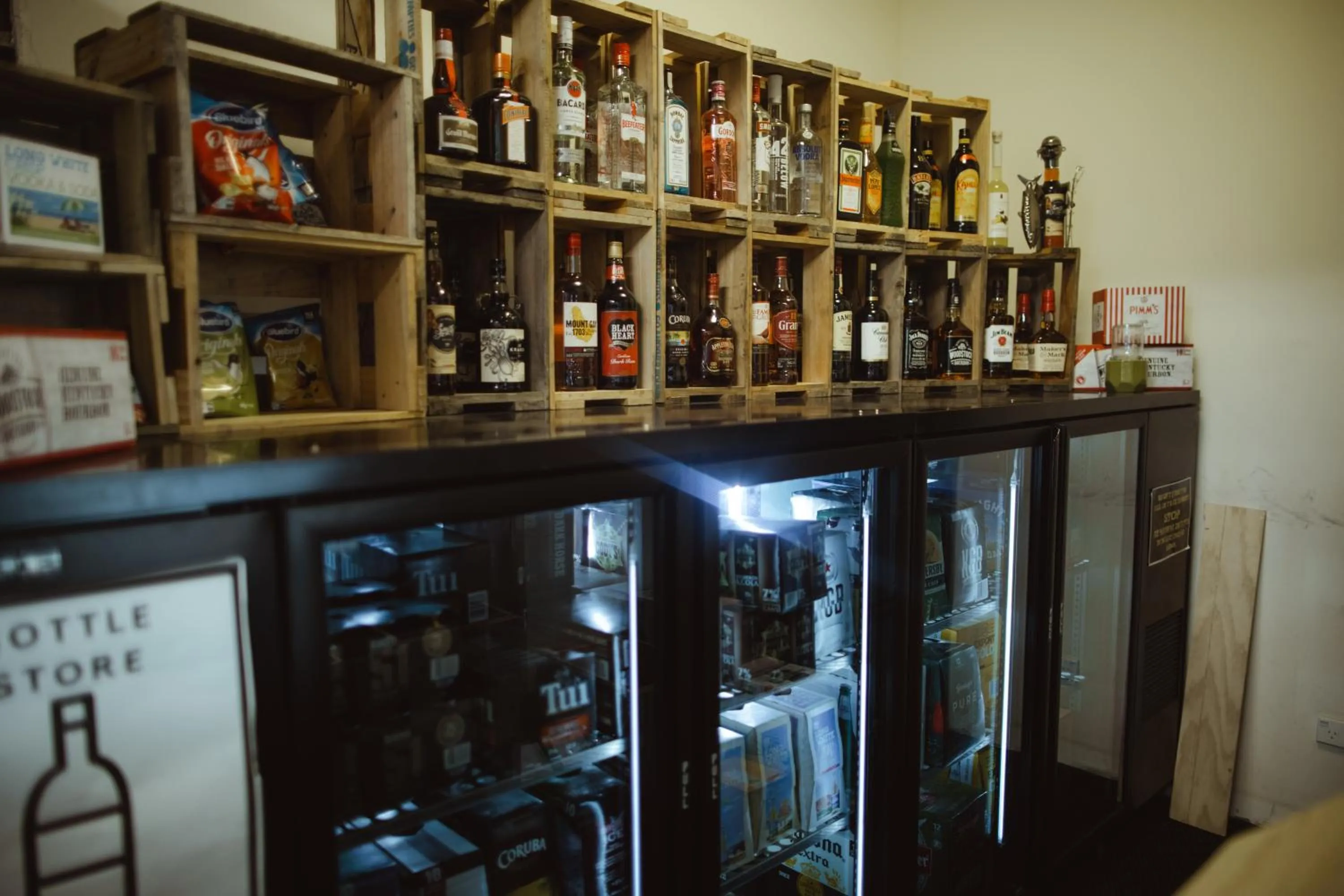 Alcoholic drinks in Makikihi Country Hotel