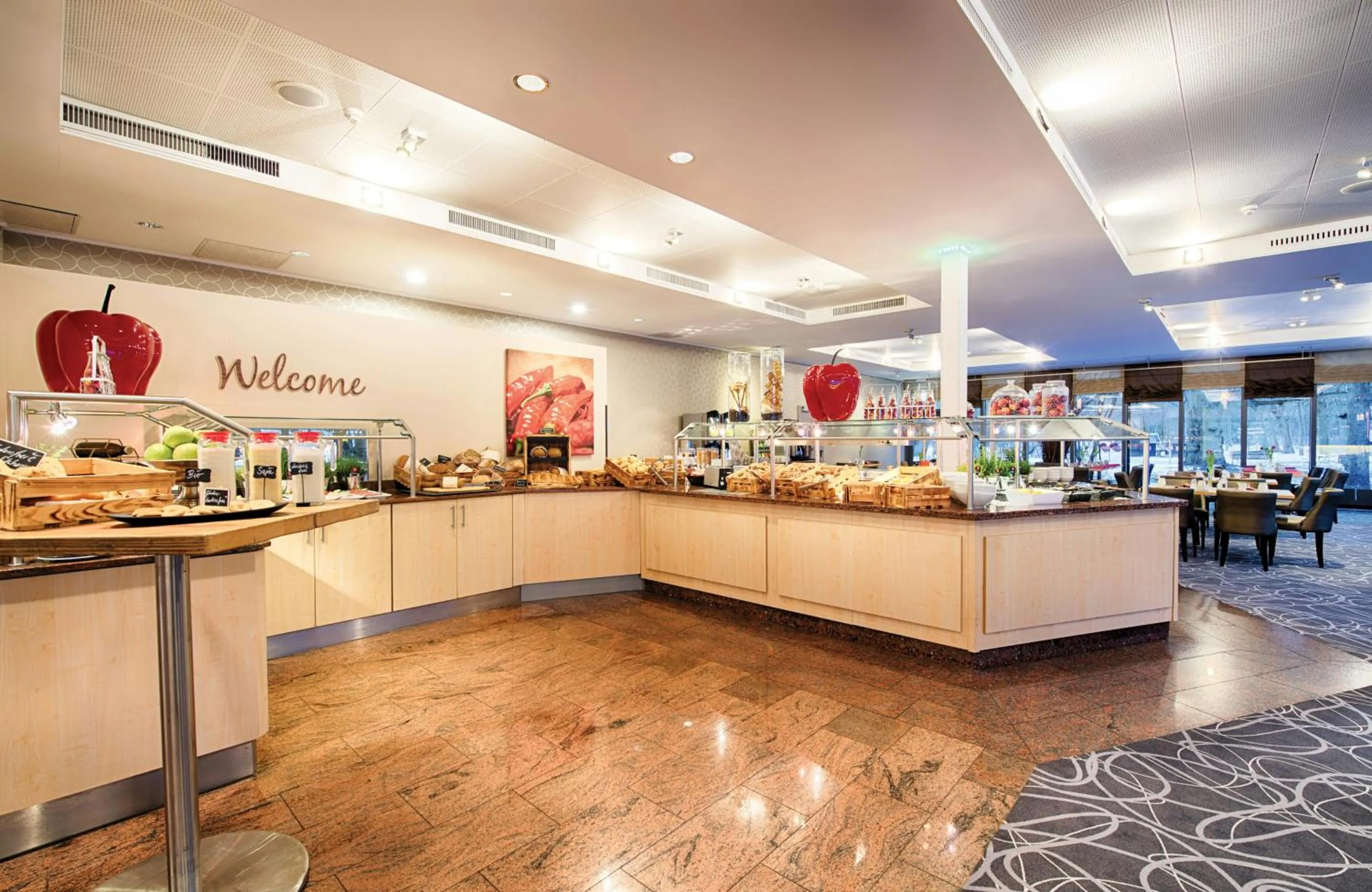 Buffet breakfast in Leonardo Hotel Hannover