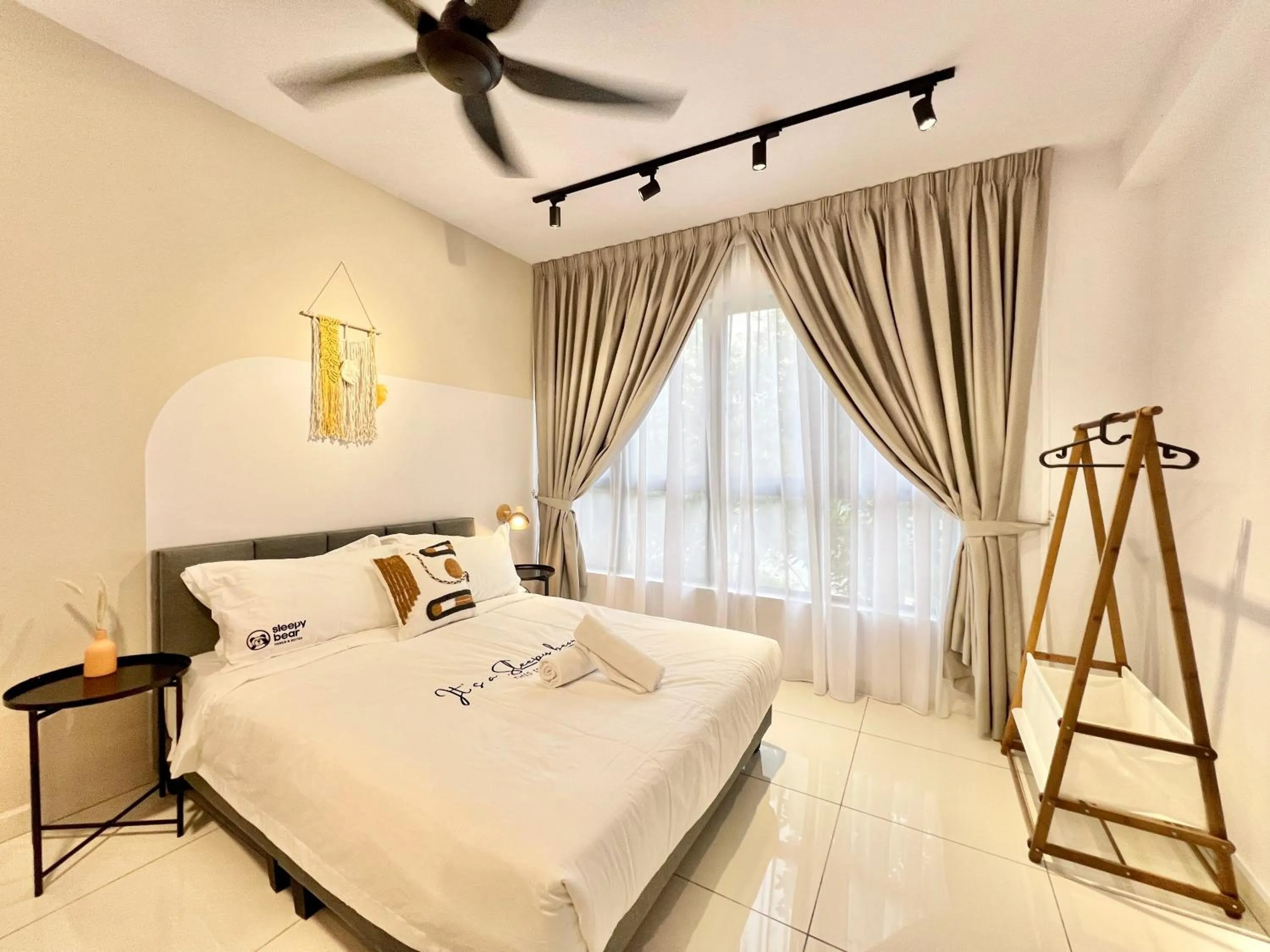 Bed in Gaia Residence, Gamuda Gardens Rawang by Sleepy Bear