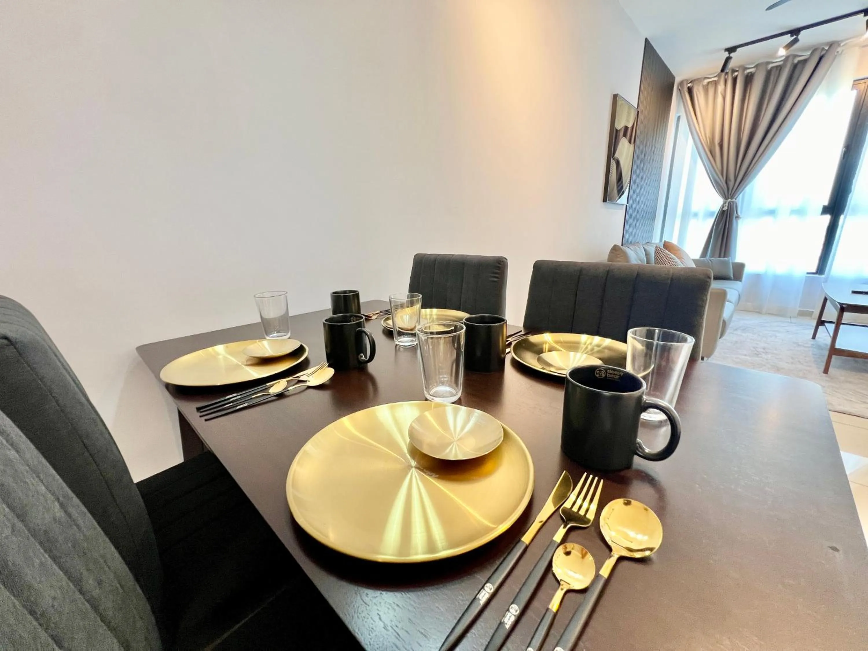 Kitchen or kitchenette in Gaia Residence, Gamuda Gardens Rawang by Sleepy Bear