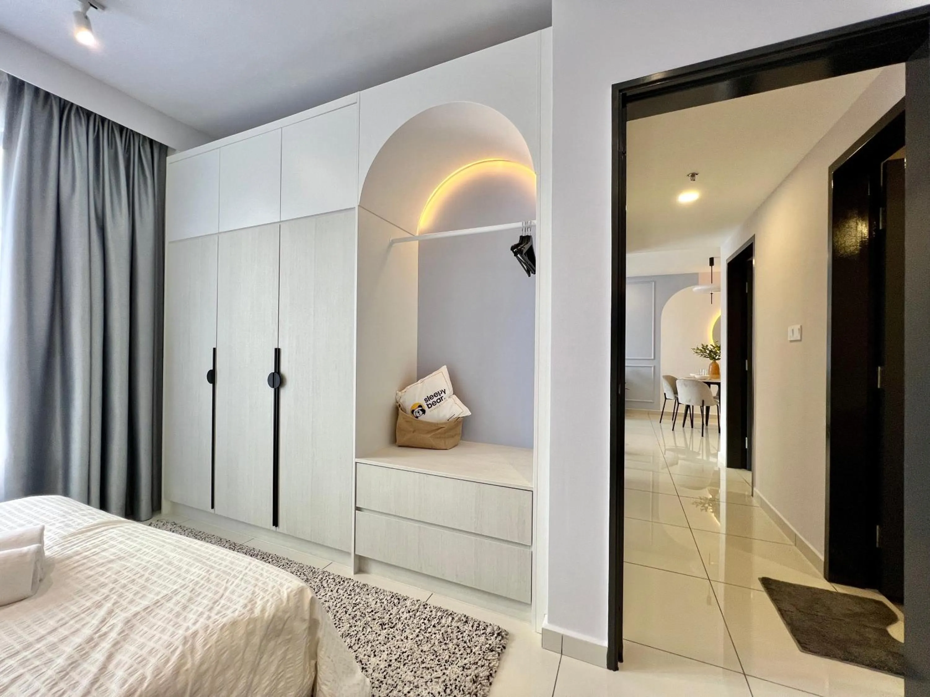 Bed in Gaia Residence, Gamuda Gardens Rawang by Sleepy Bear