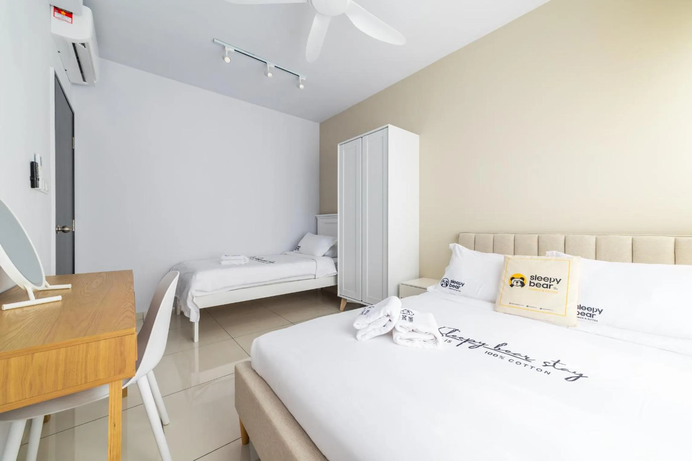 Bed in Gaia Residence, Gamuda Gardens Rawang by Sleepy Bear