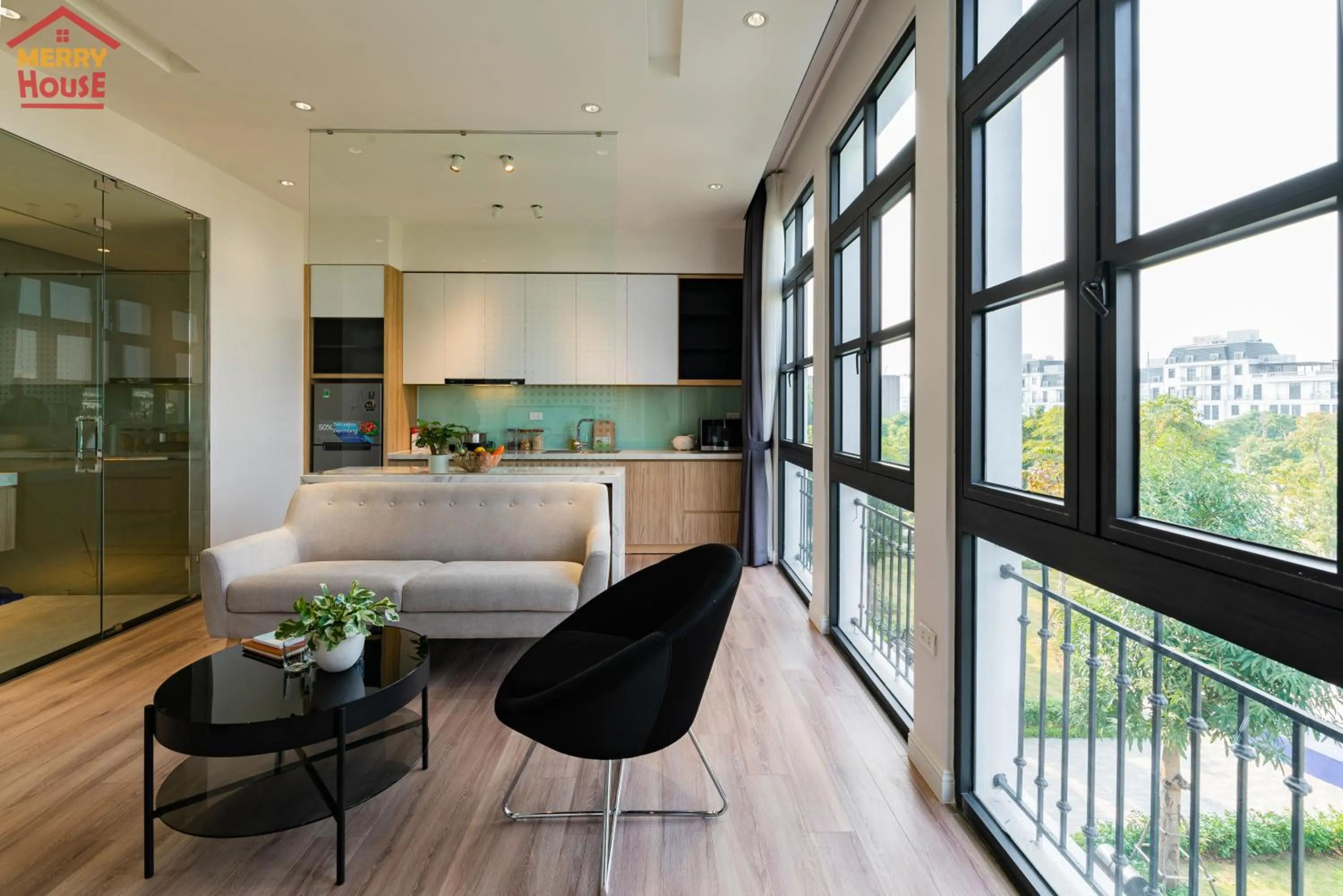 Kitchen or kitchenette in Merry House Imperia