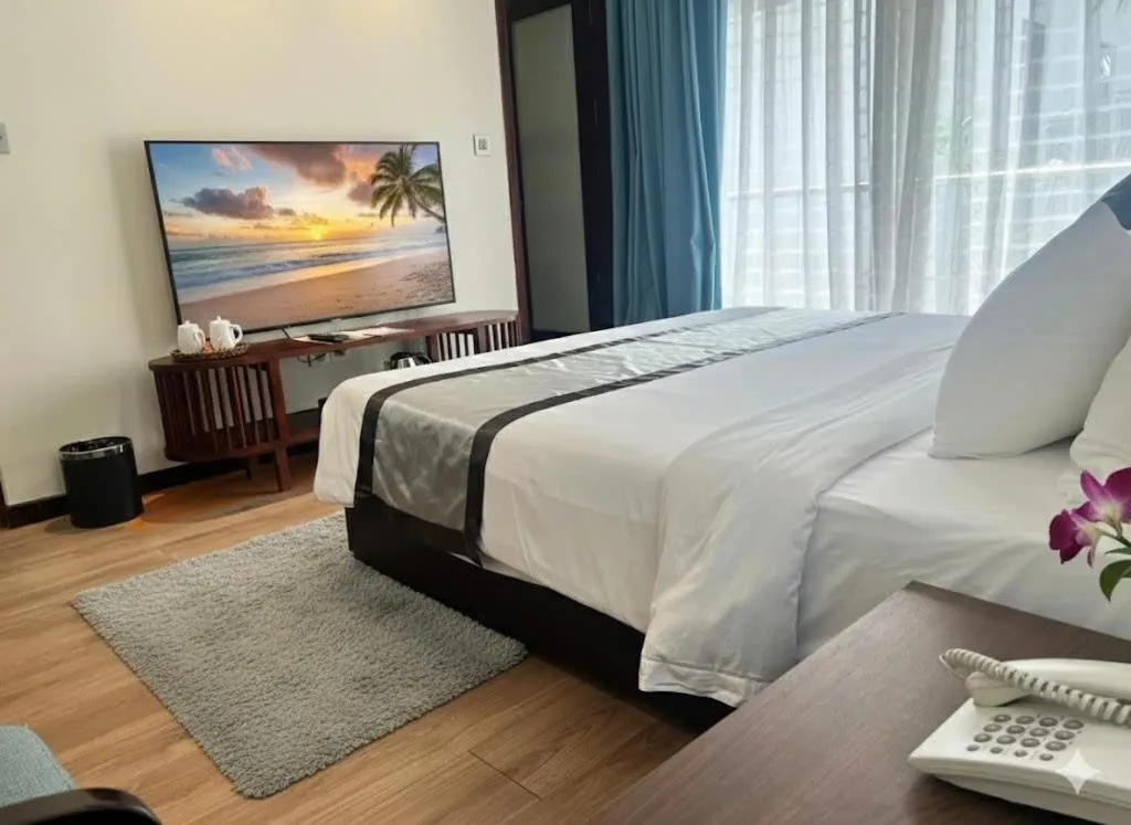 Bed in Sonaga Beach Resort & Villas Phu Quoc