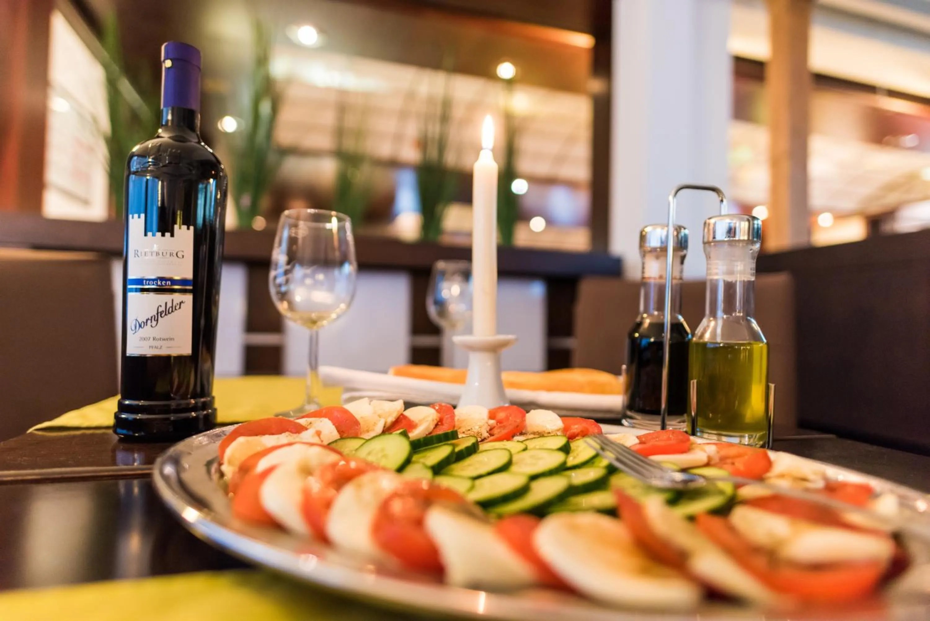 Food close-up in Hotel Stuttgart 21