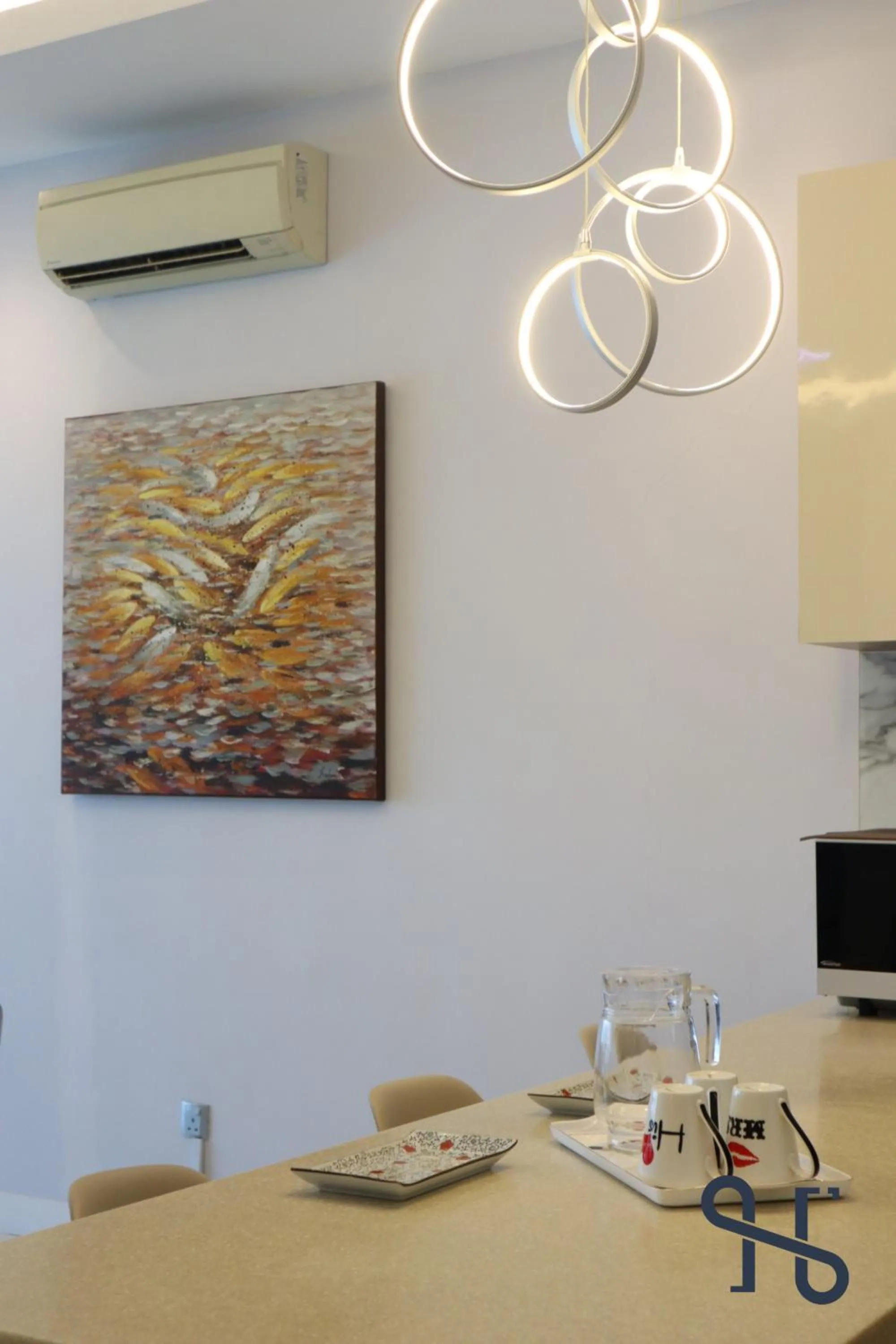 Kitchen or kitchenette in Homesuite' Home at The Loft