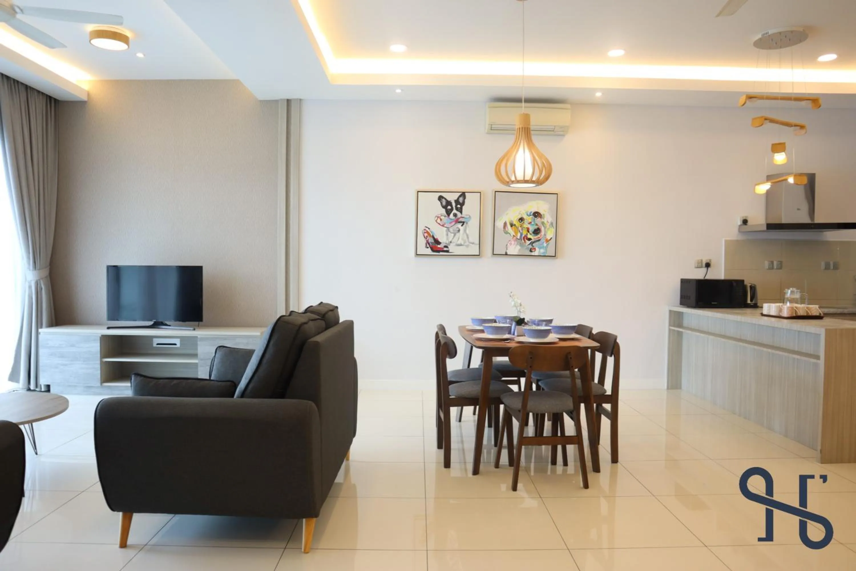 Kitchen or kitchenette in Homesuite' Home at The Loft