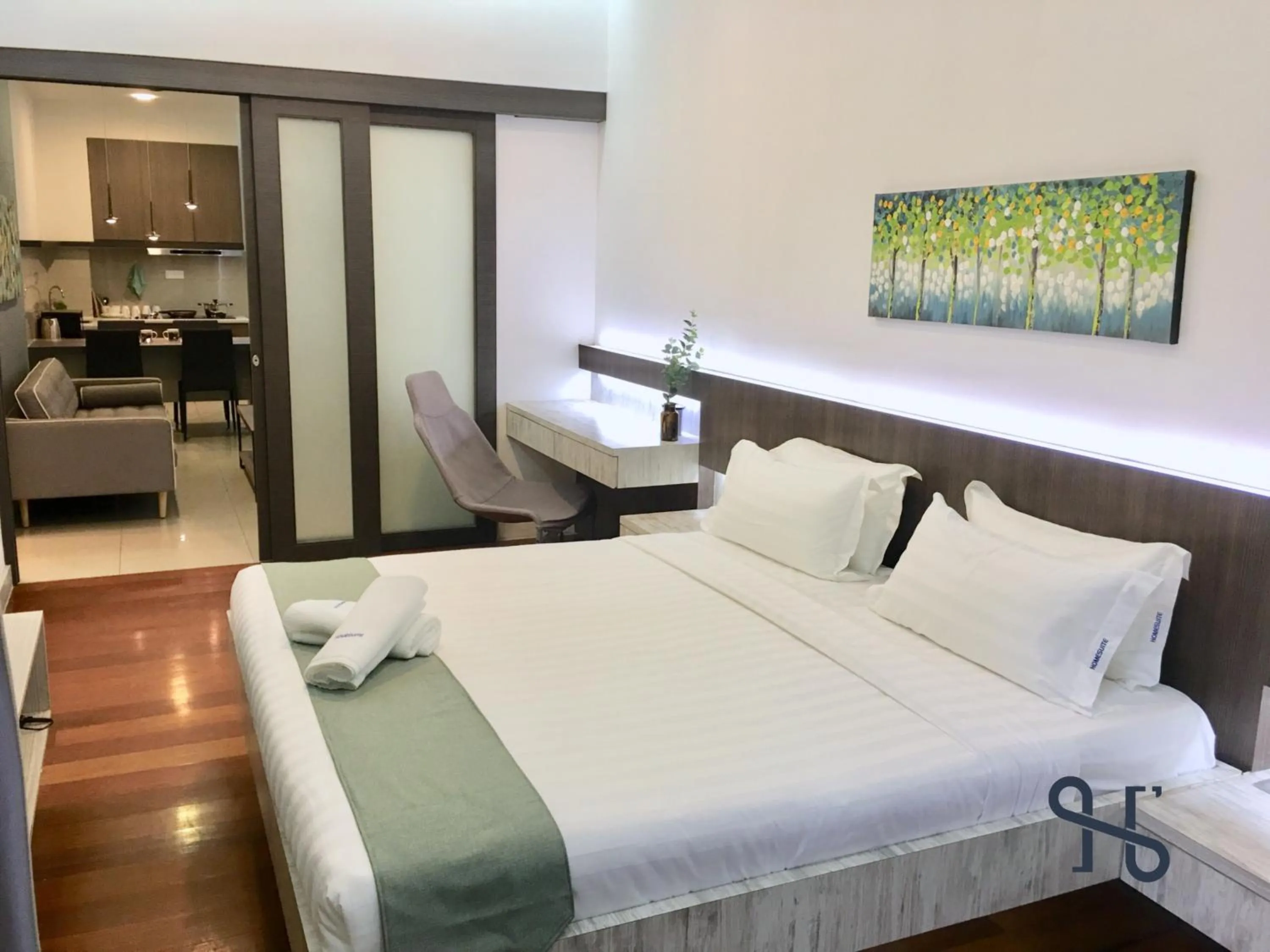 Bed in Homesuite' Home at The Loft