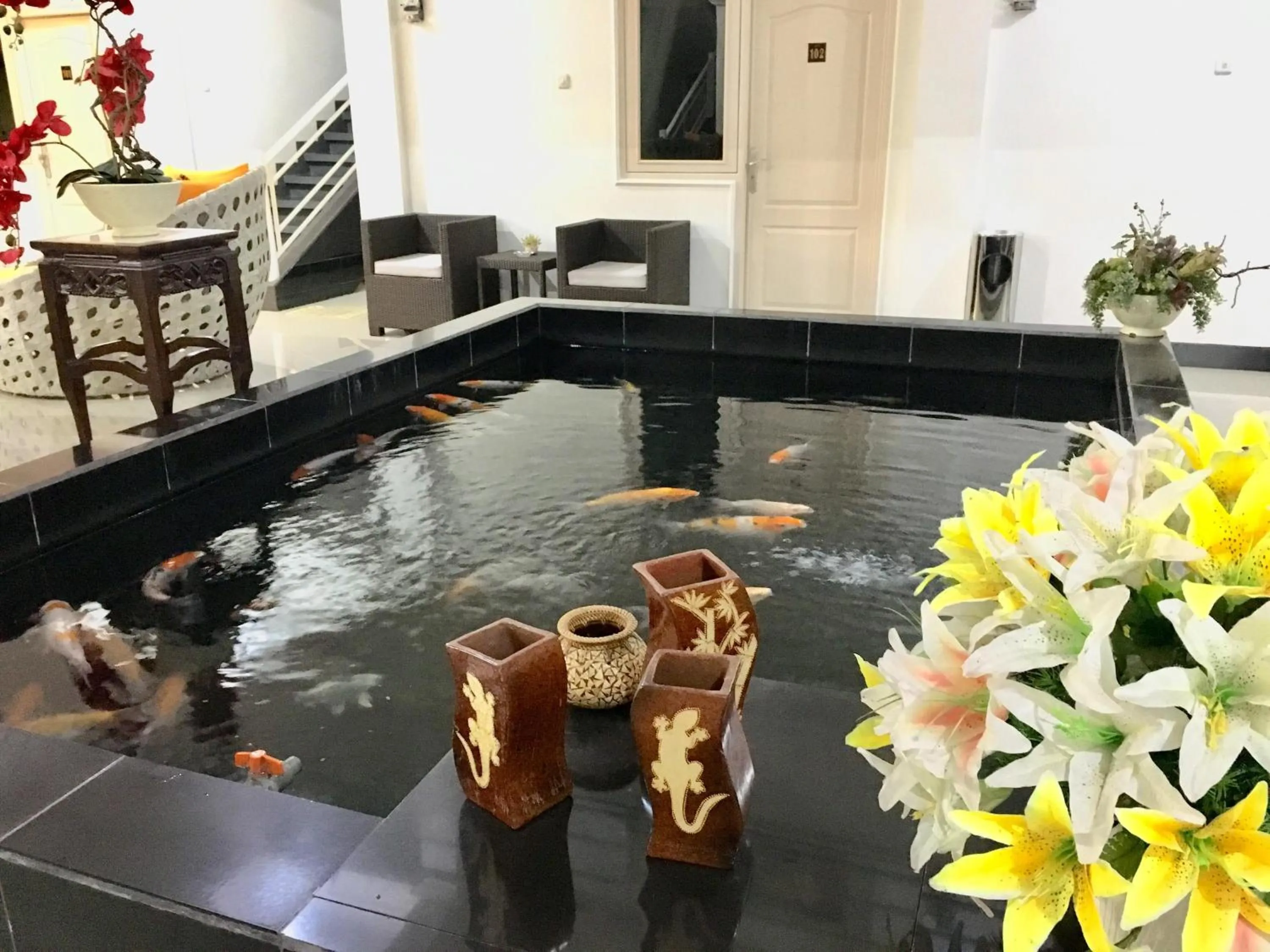 Lobby or reception in Gading Guest House