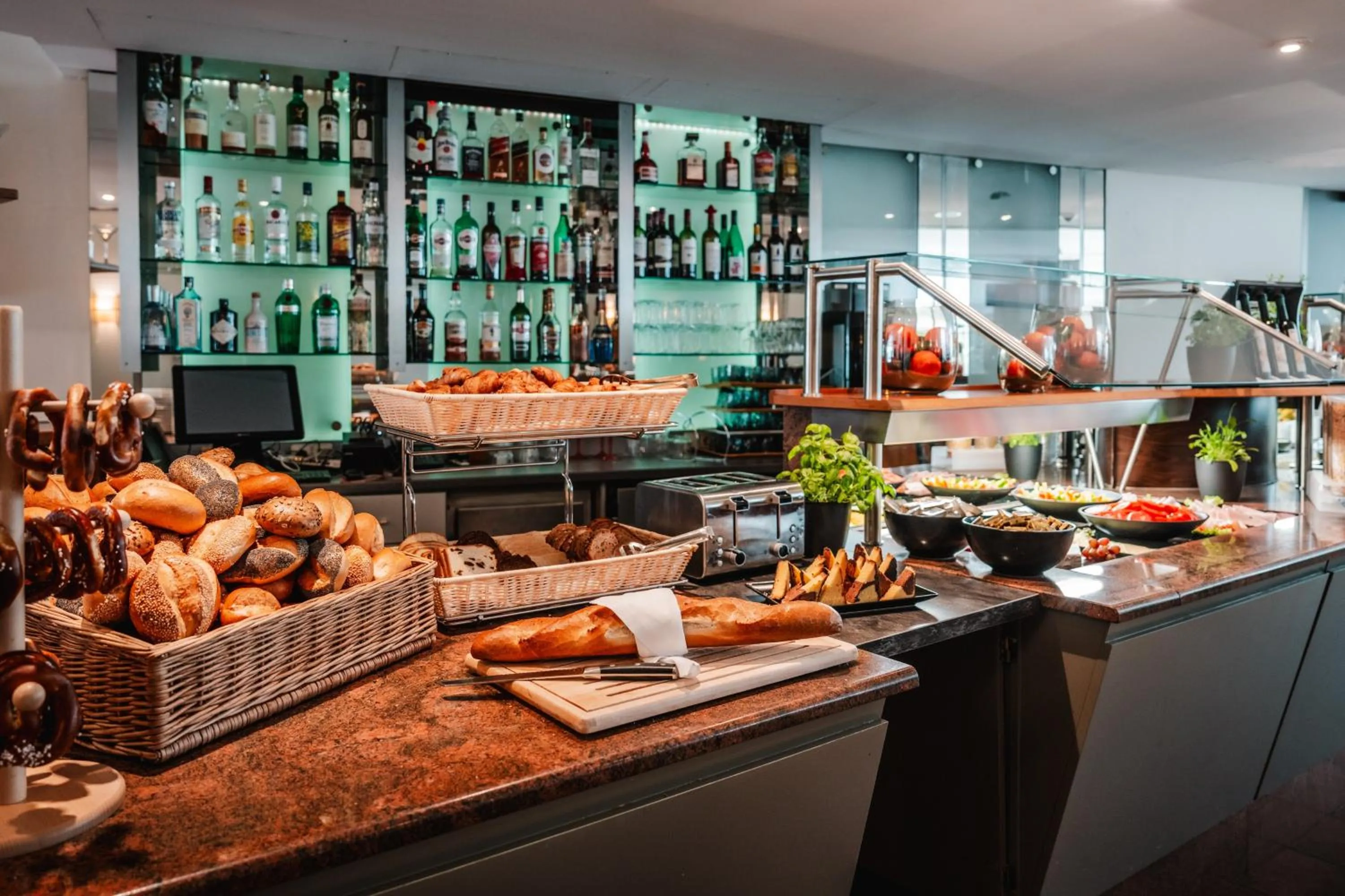 Buffet breakfast in Leonardo Hotel Aachen