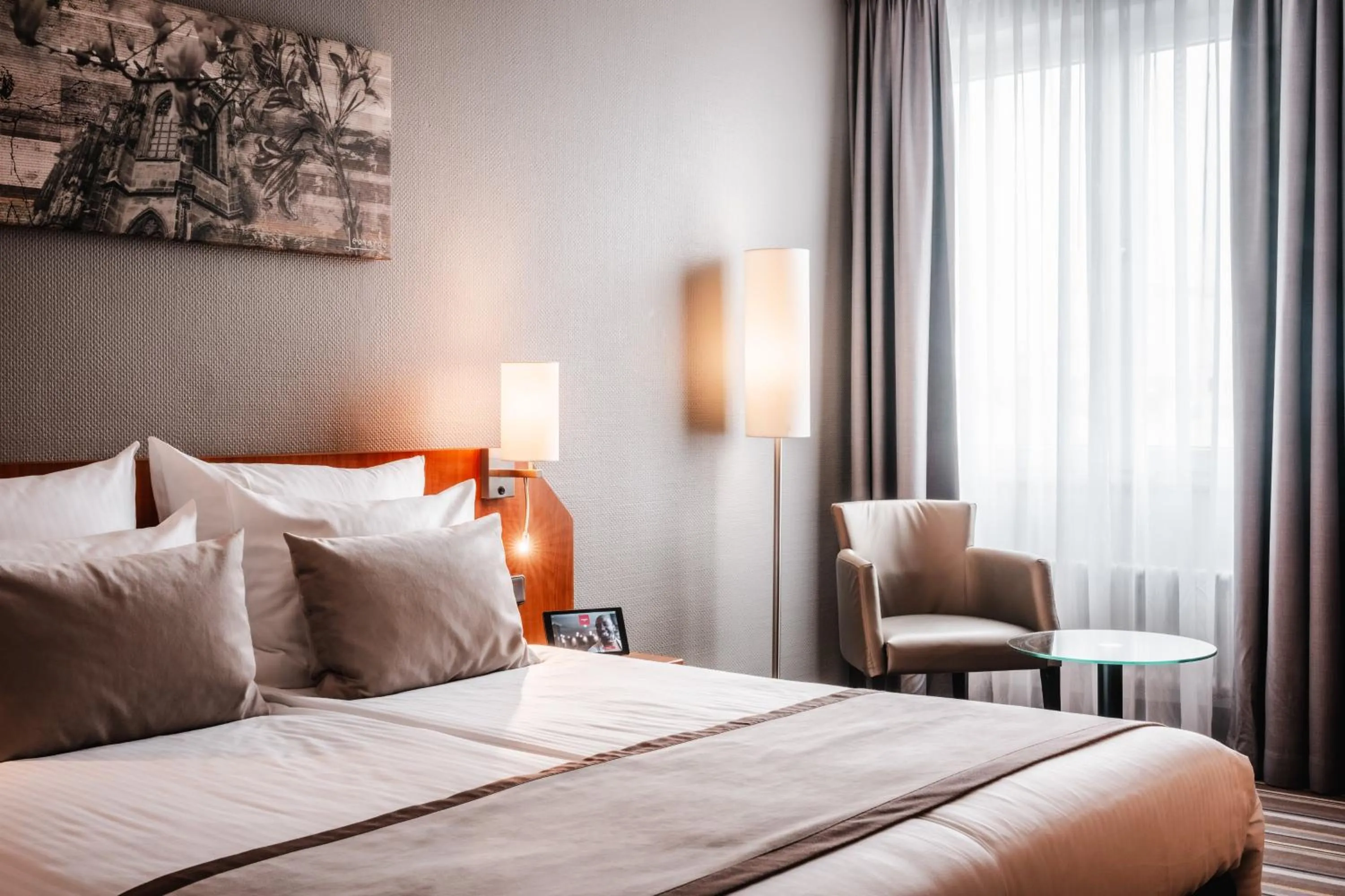 Photo of the whole room, Bed in Leonardo Hotel Aachen