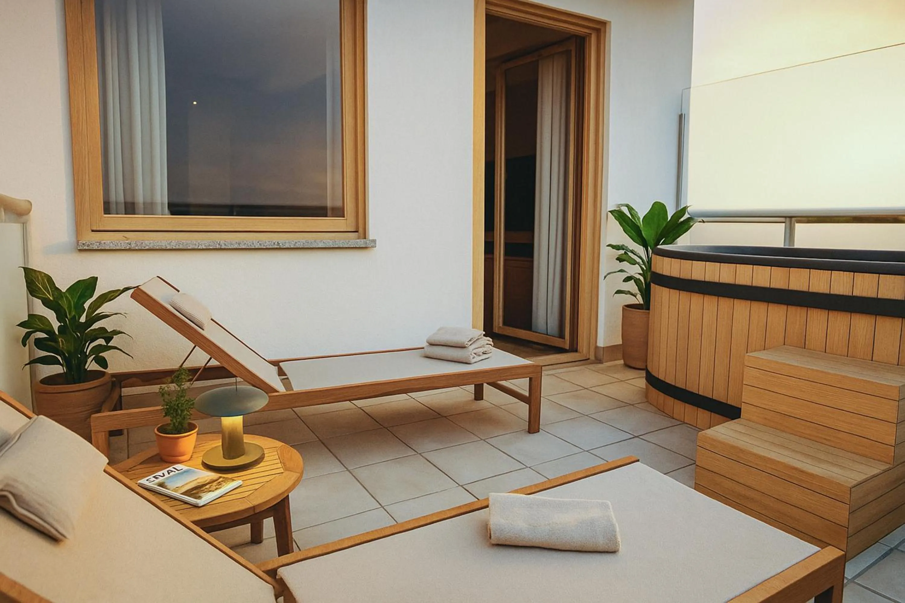 Balcony/Terrace in Hotel Sommer-Haus am See