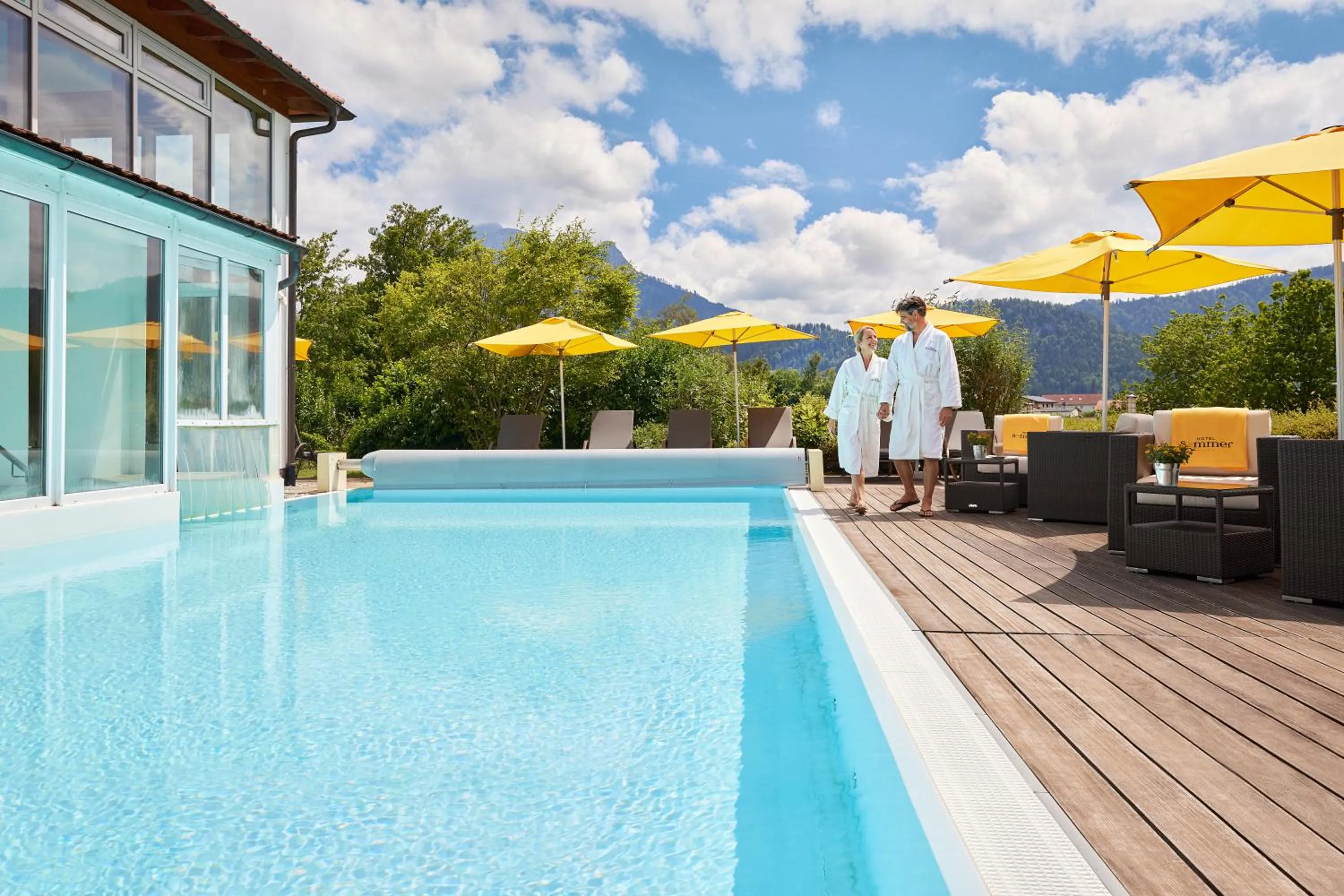 Swimming pool in Hotel Sommer-Haus am See