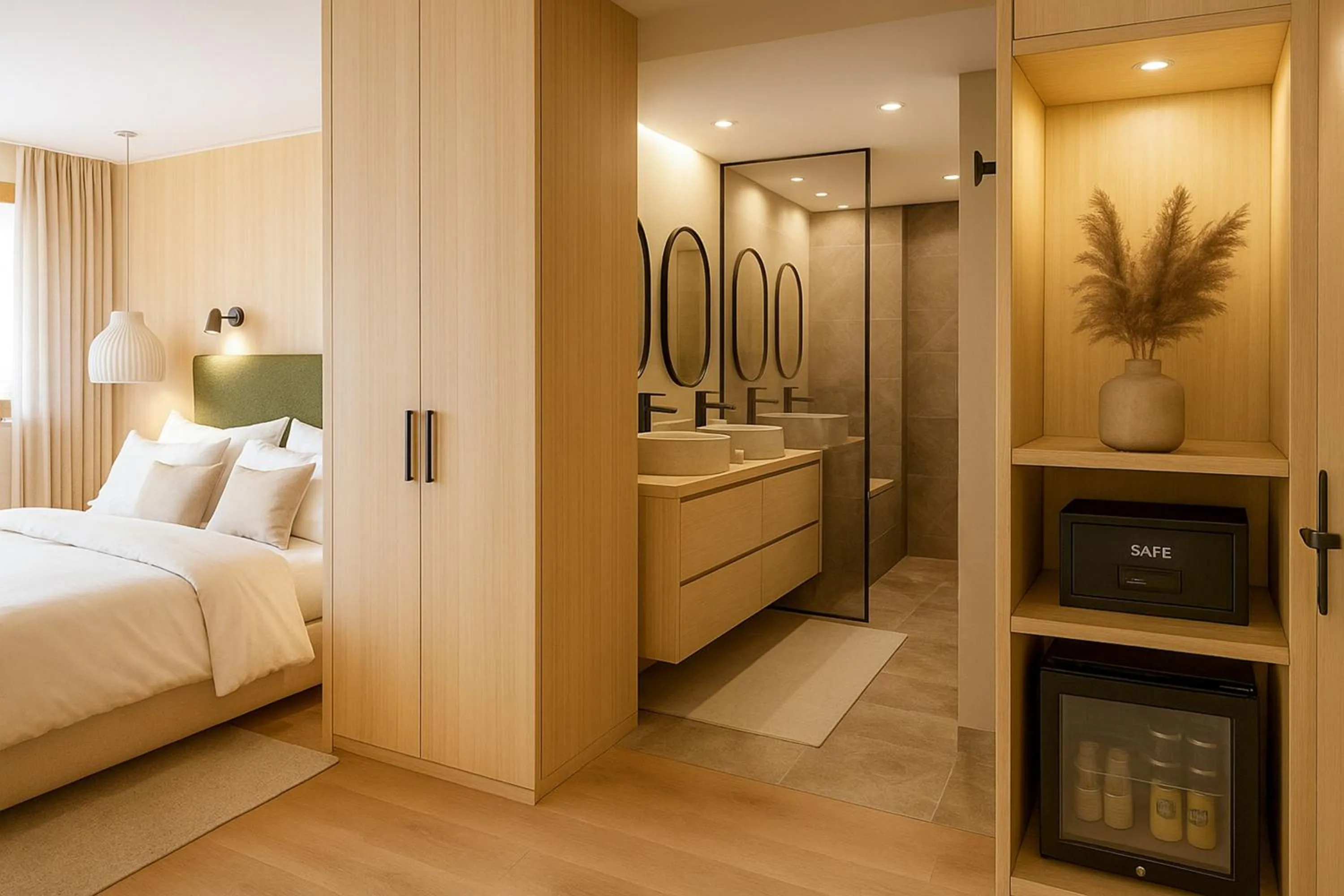 Photo of the whole room, Bed in Hotel Sommer-Haus am See